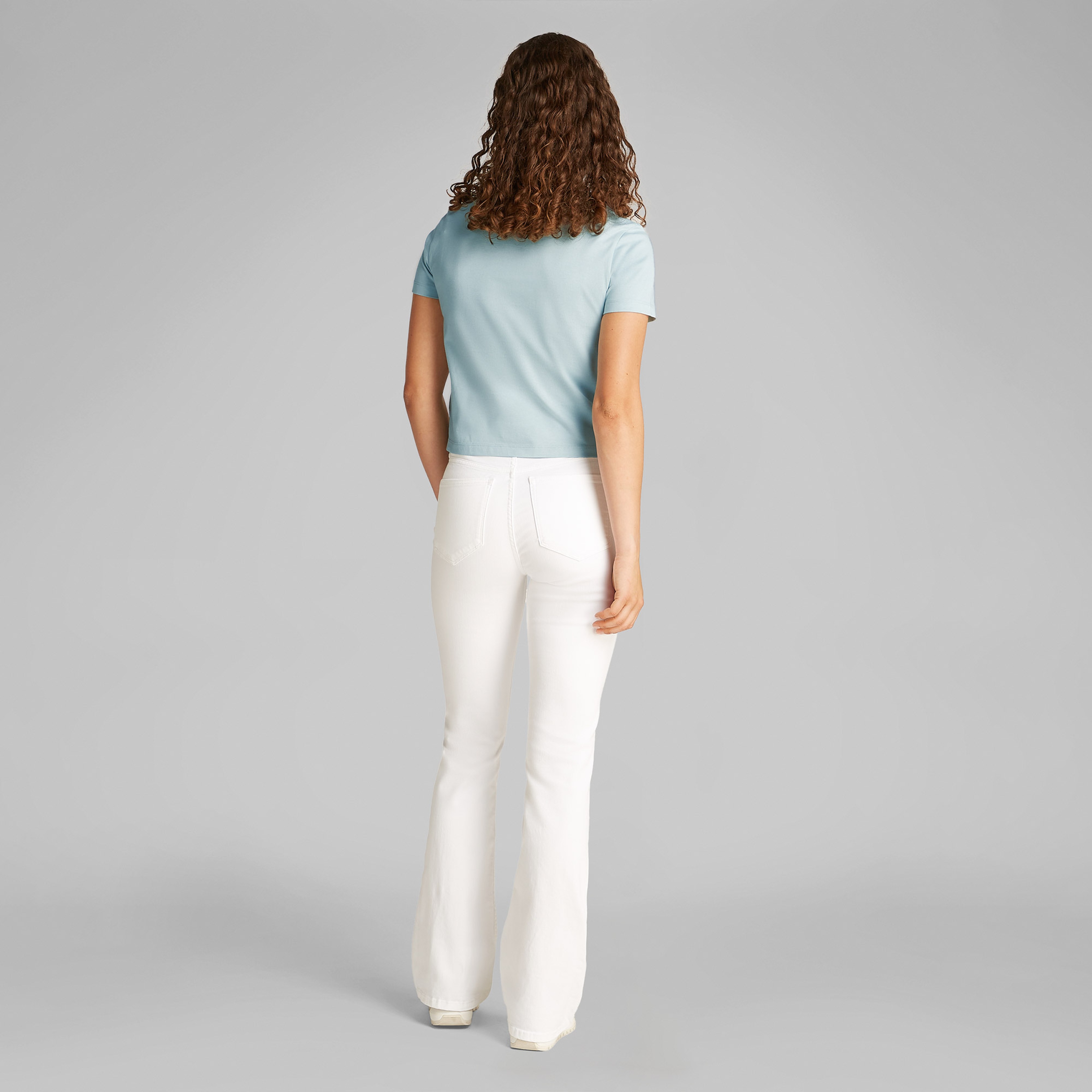 Calvin Klein Kadın Mavi T-Shirt