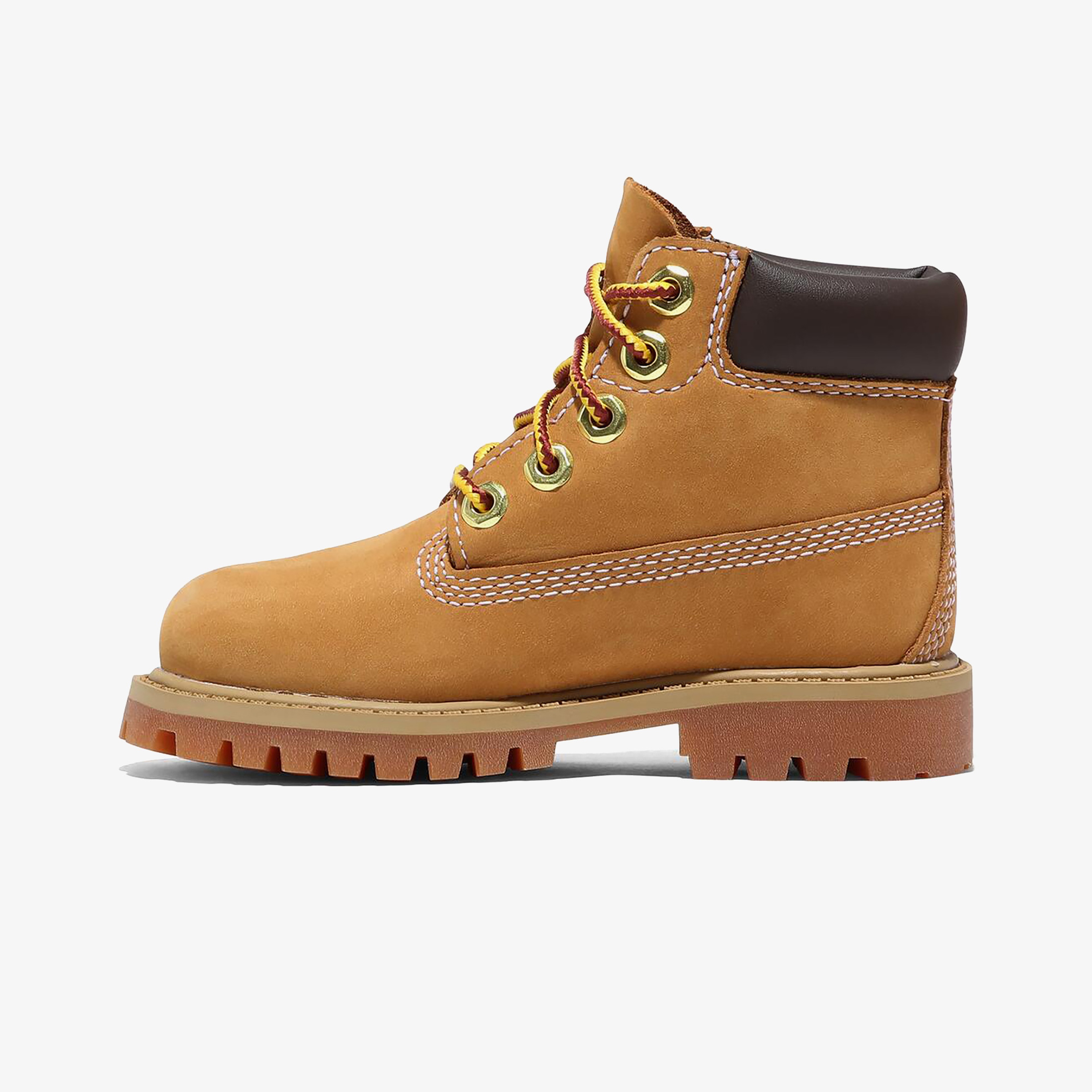 Timberland Premium 6 Inch Lace Up Çocuk Krem Rengi Bot