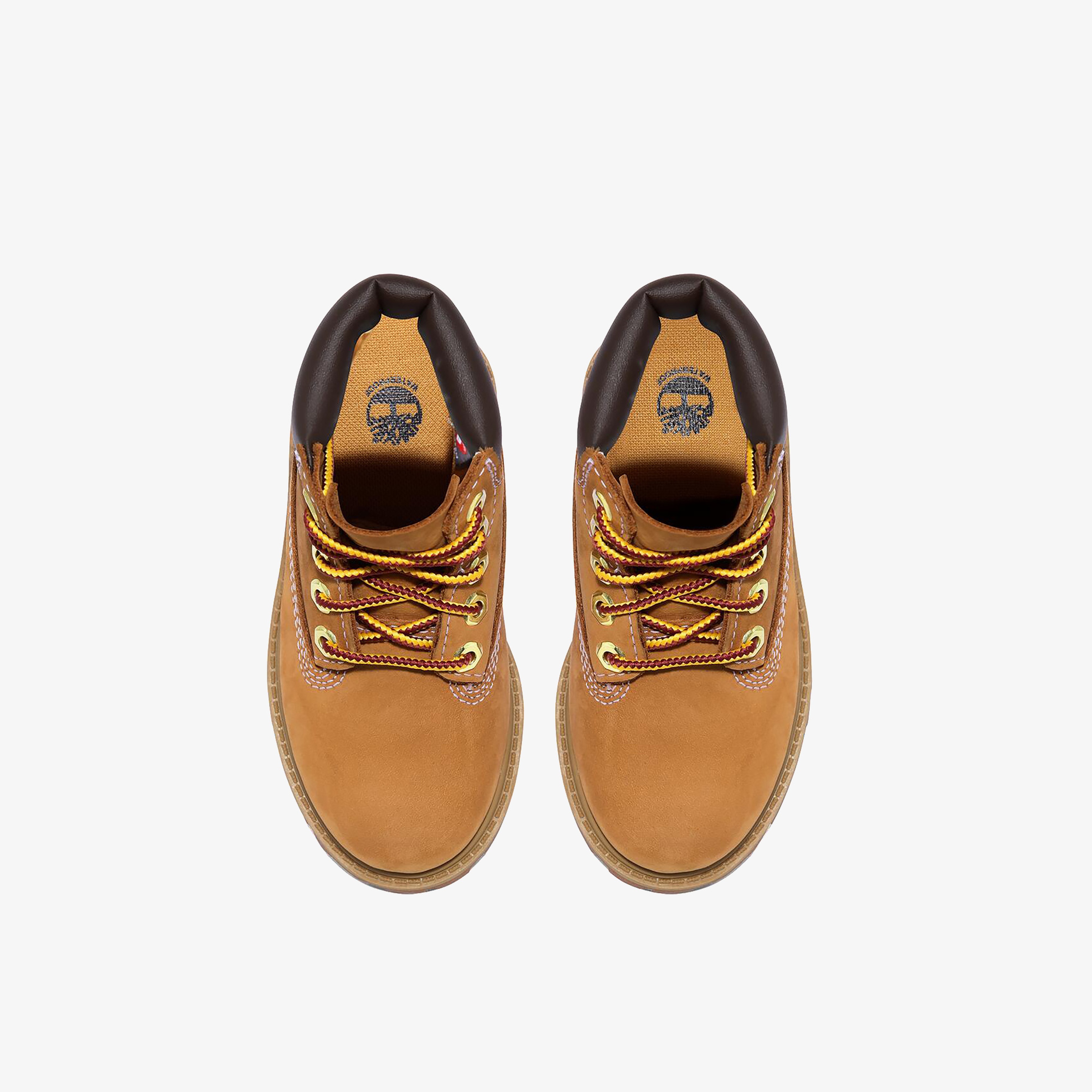 Timberland Premium 6 Inch Lace Up Çocuk Krem Rengi Bot