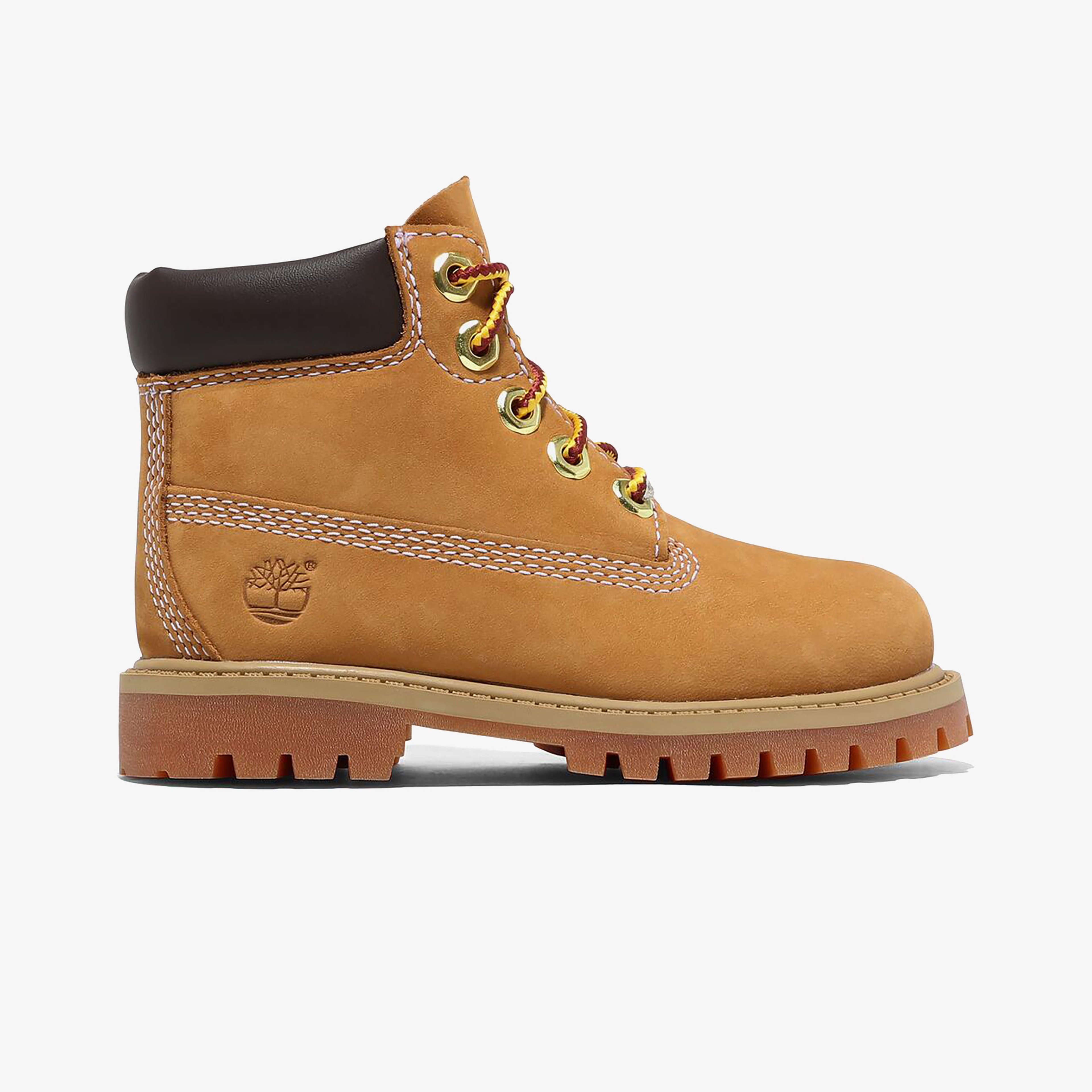 Timberland Premium 6 Inch Lace Up Çocuk Krem Rengi Bot