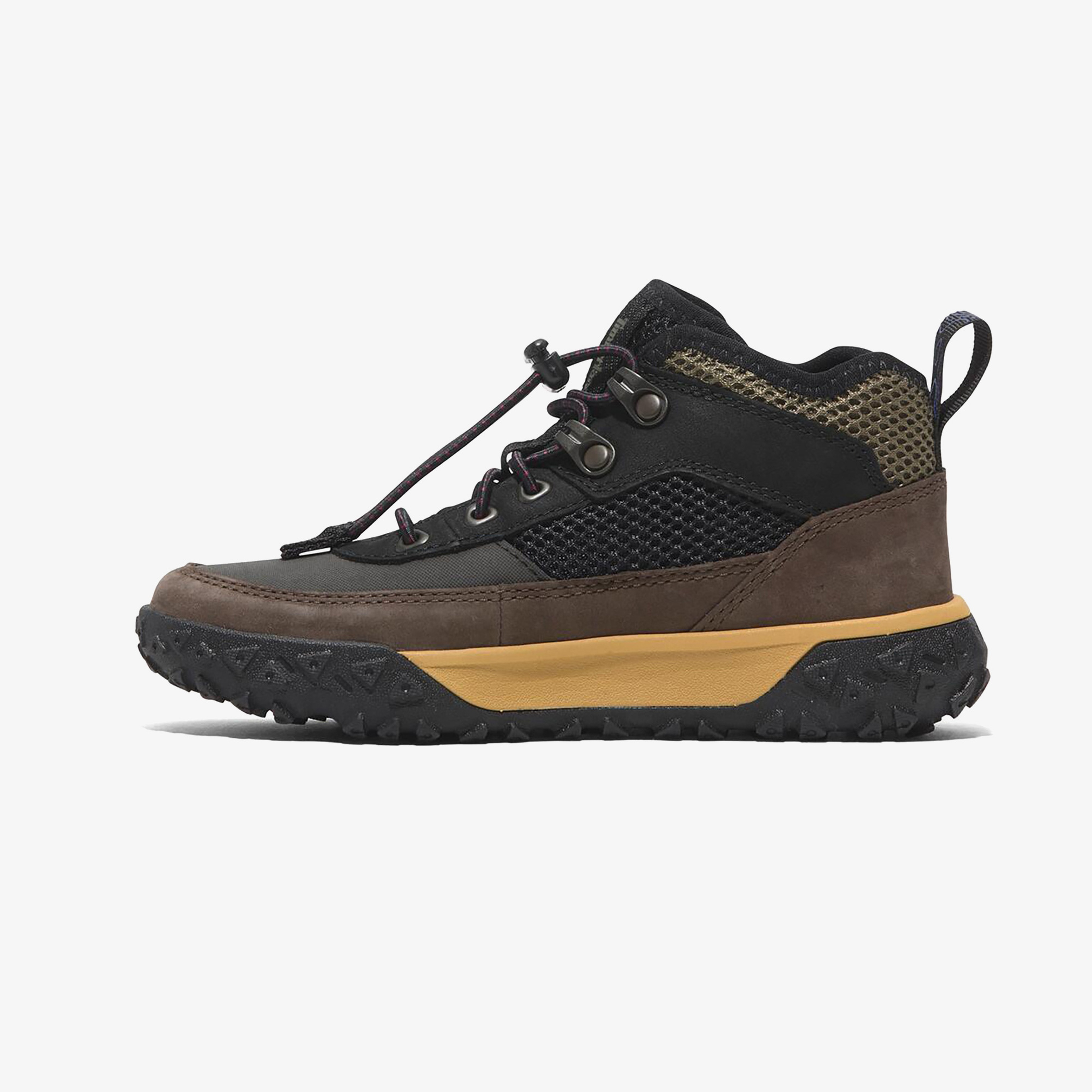 Timberland Greenstride Motion 6 Mid Lace Up Çocuk Siyah Outdoor Ayakkabı