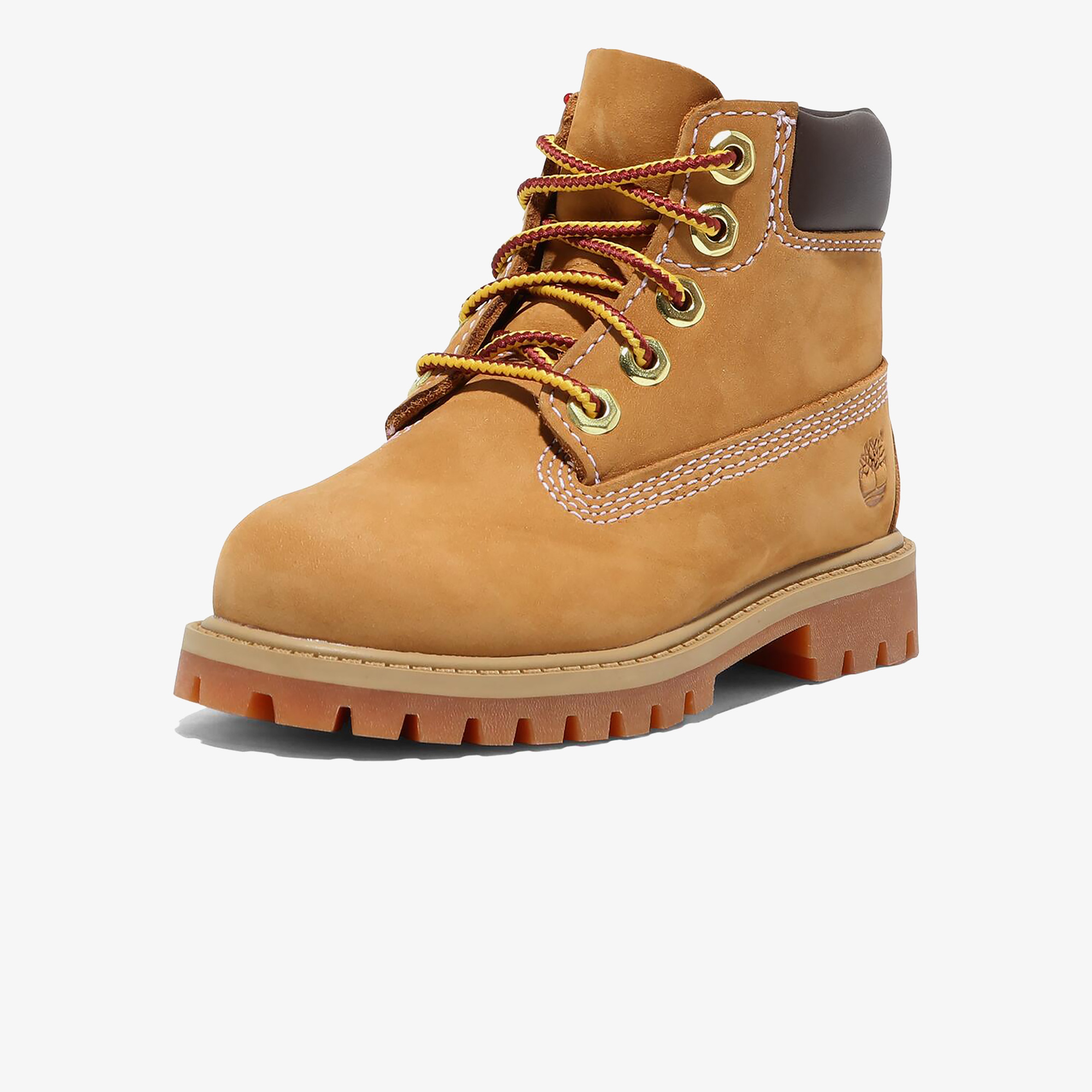 Timberland Premium 6 Inch Lace Up Çocuk Krem Rengi Bot