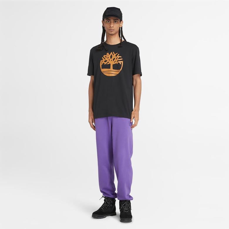 Timberland Kennebec River Tree Logo  Erkek Siyah T-Shirt