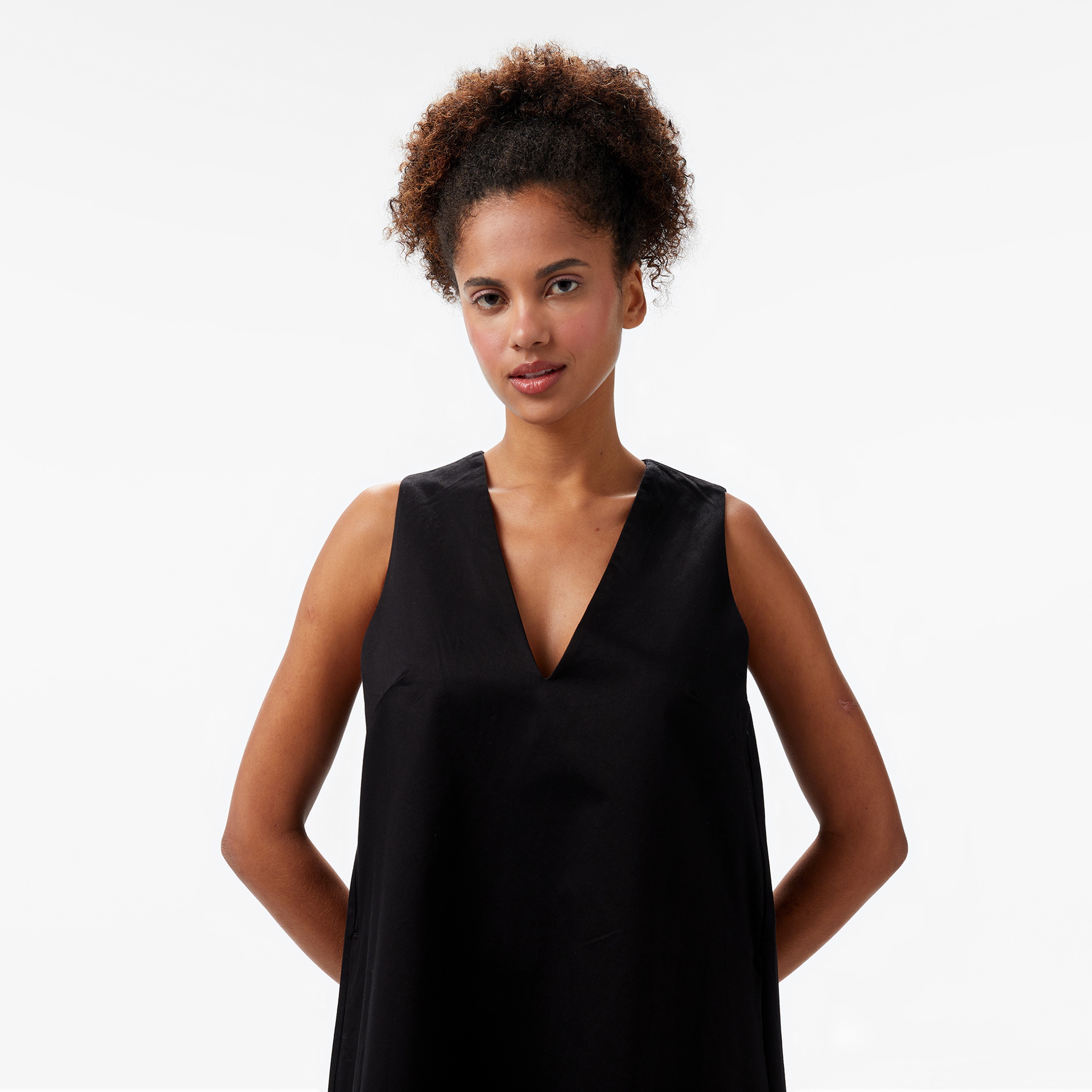 Boss Dembrolai Kadın Siyah Elbise