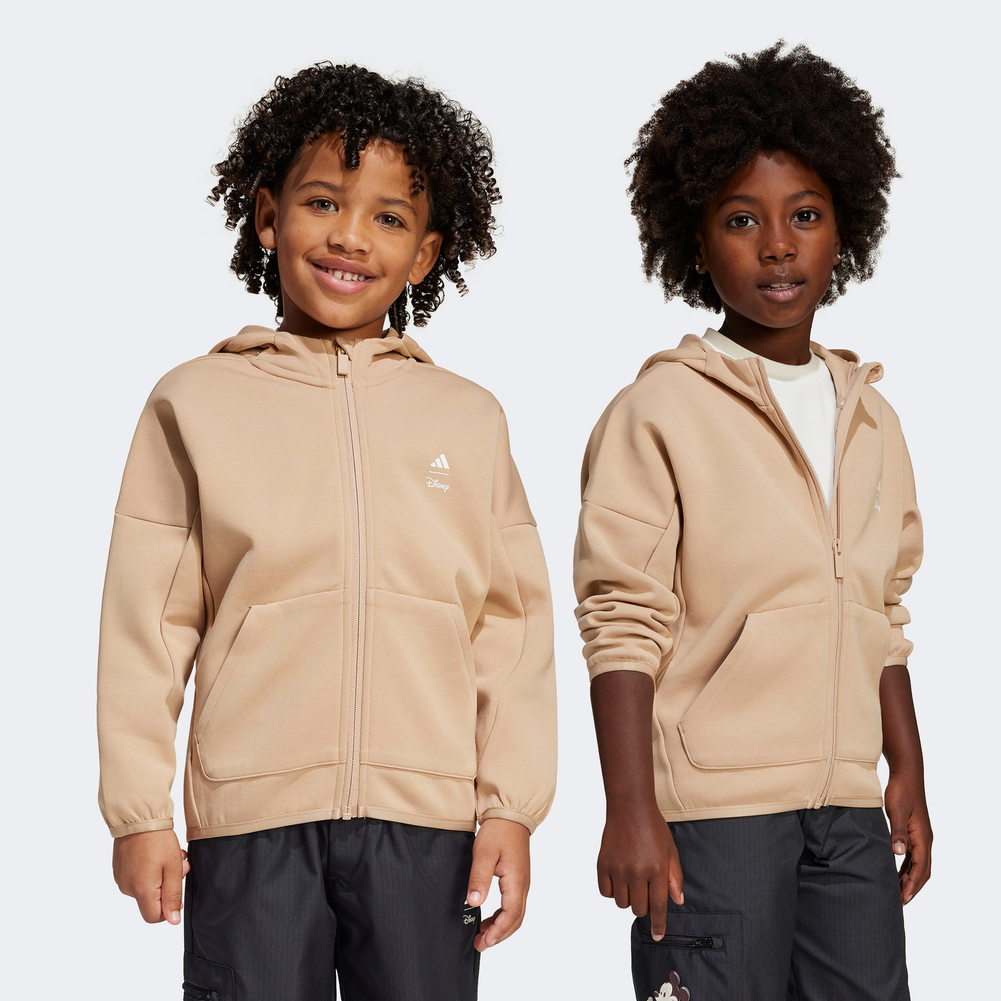 adidas x Disney Mickey Mouse Çocuk Kahverengi Eşofman Üstü