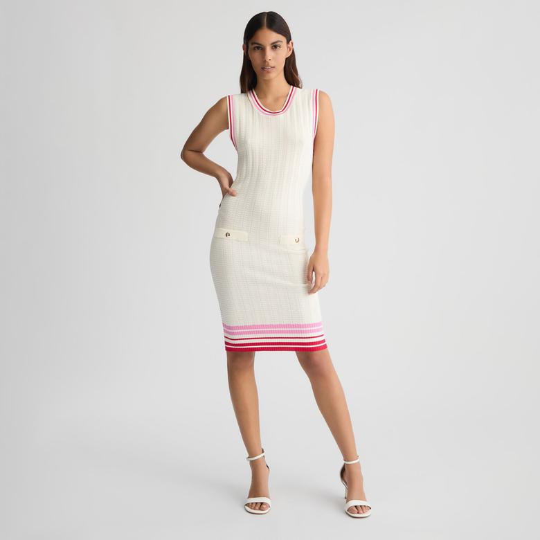 Liu Jo Kadın Beyaz Elbise