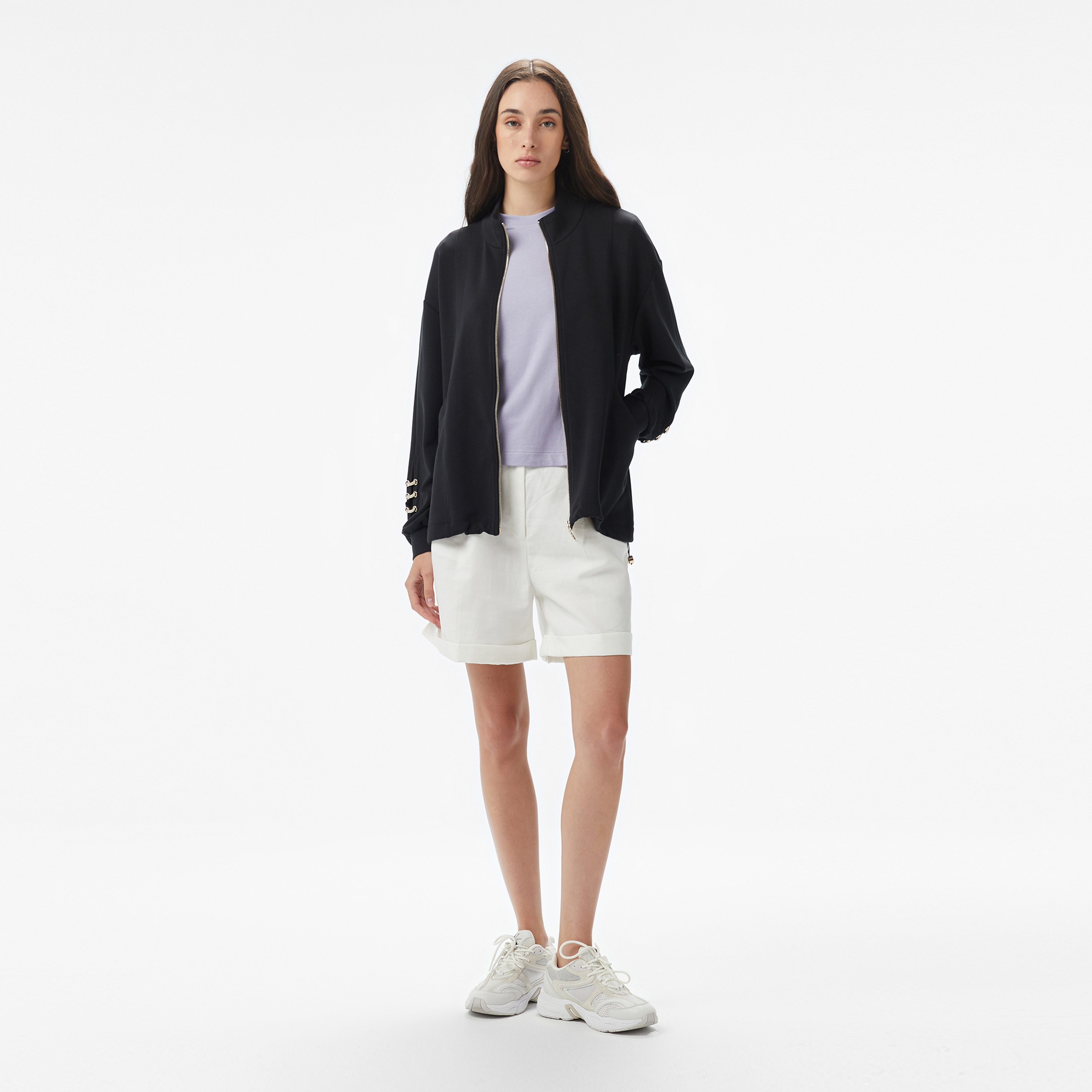 Liu Jo Kadın Siyah Sweatshirt