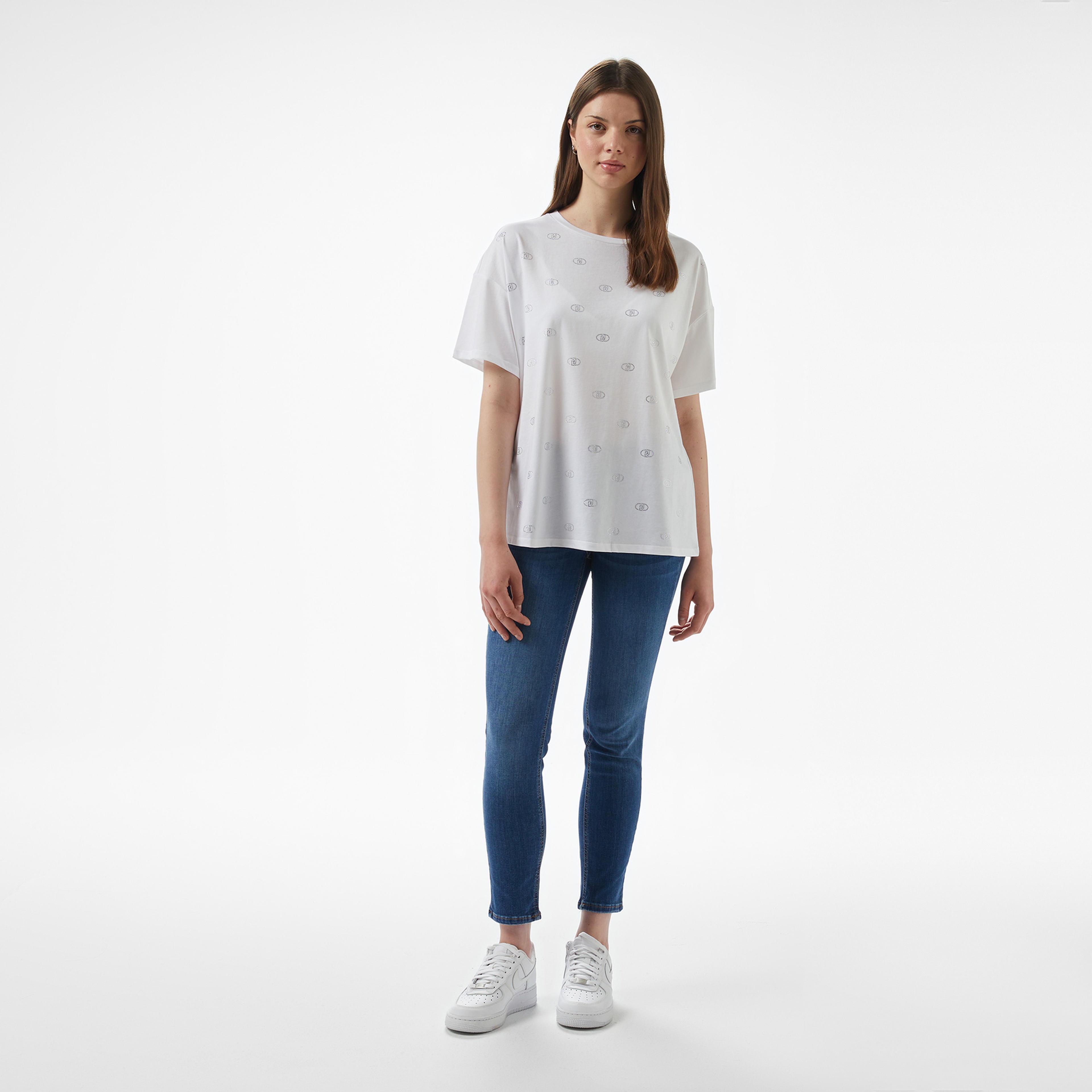 Liu Jo Kadın Beyaz T-Shirt