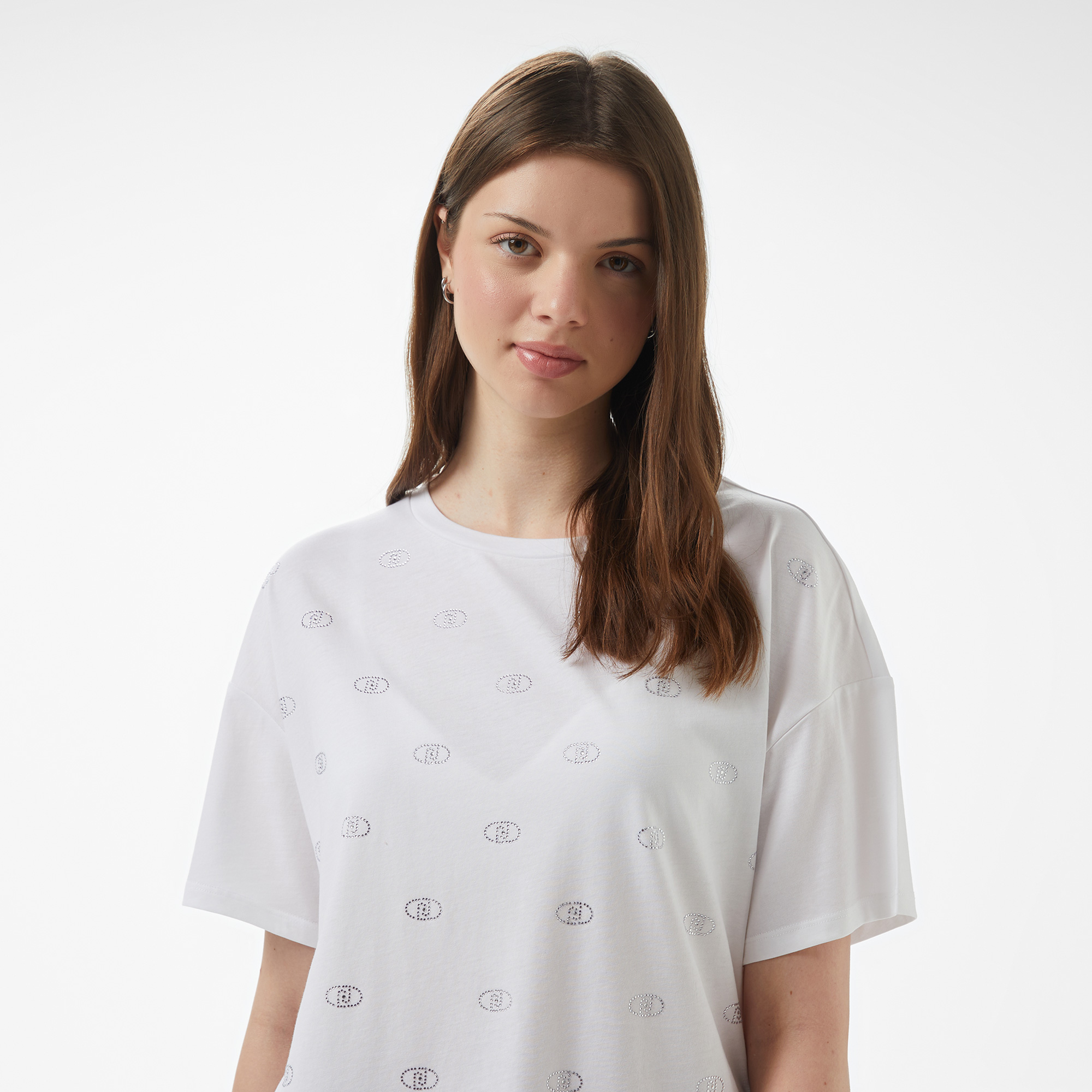 Liu Jo Kadın Beyaz T-Shirt