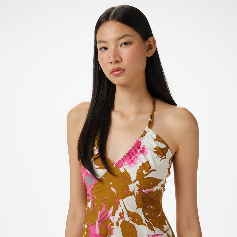 Liu Jo Kadın Pembe Elbise