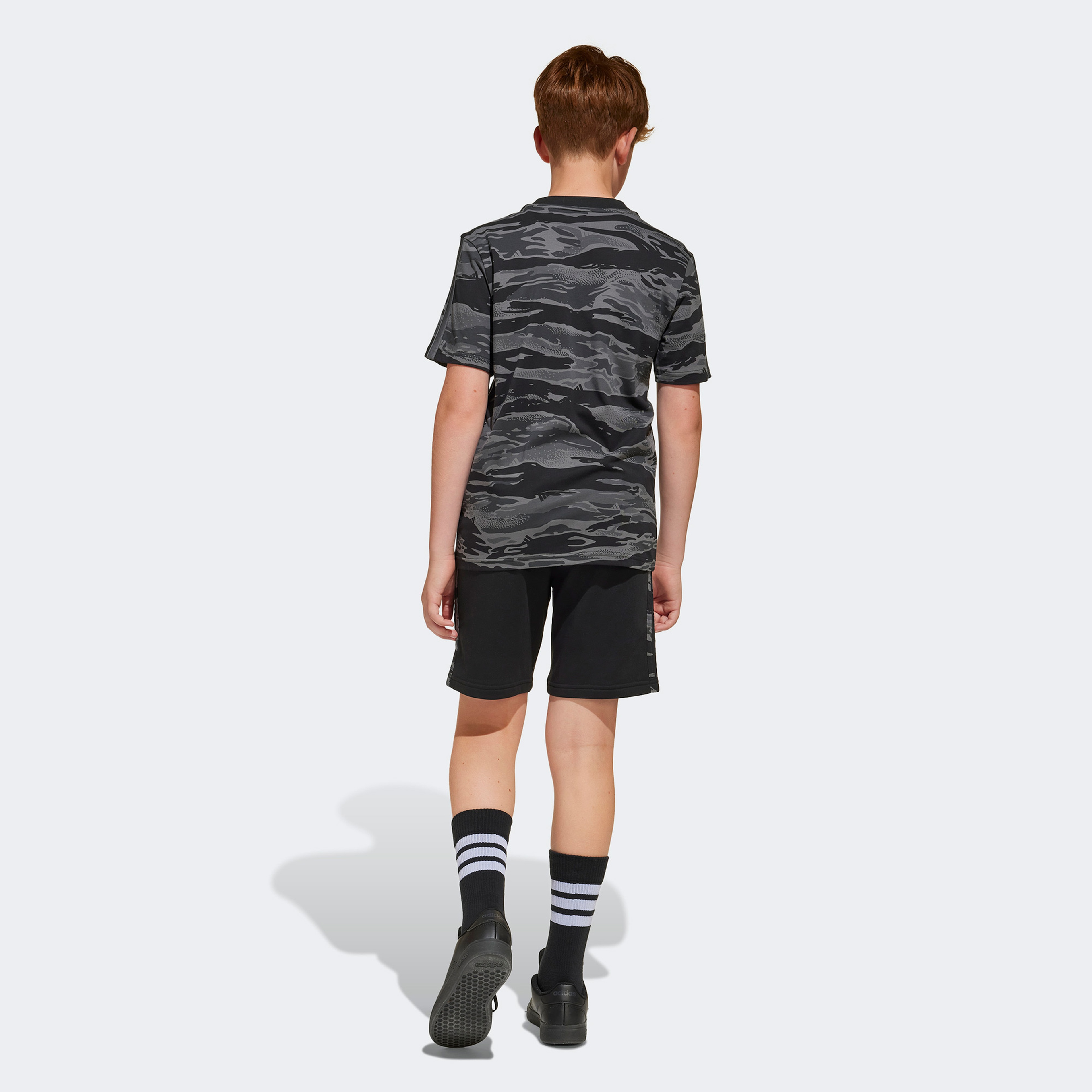 adidas Essentials Camo Genç Çocuk Siyah Şort