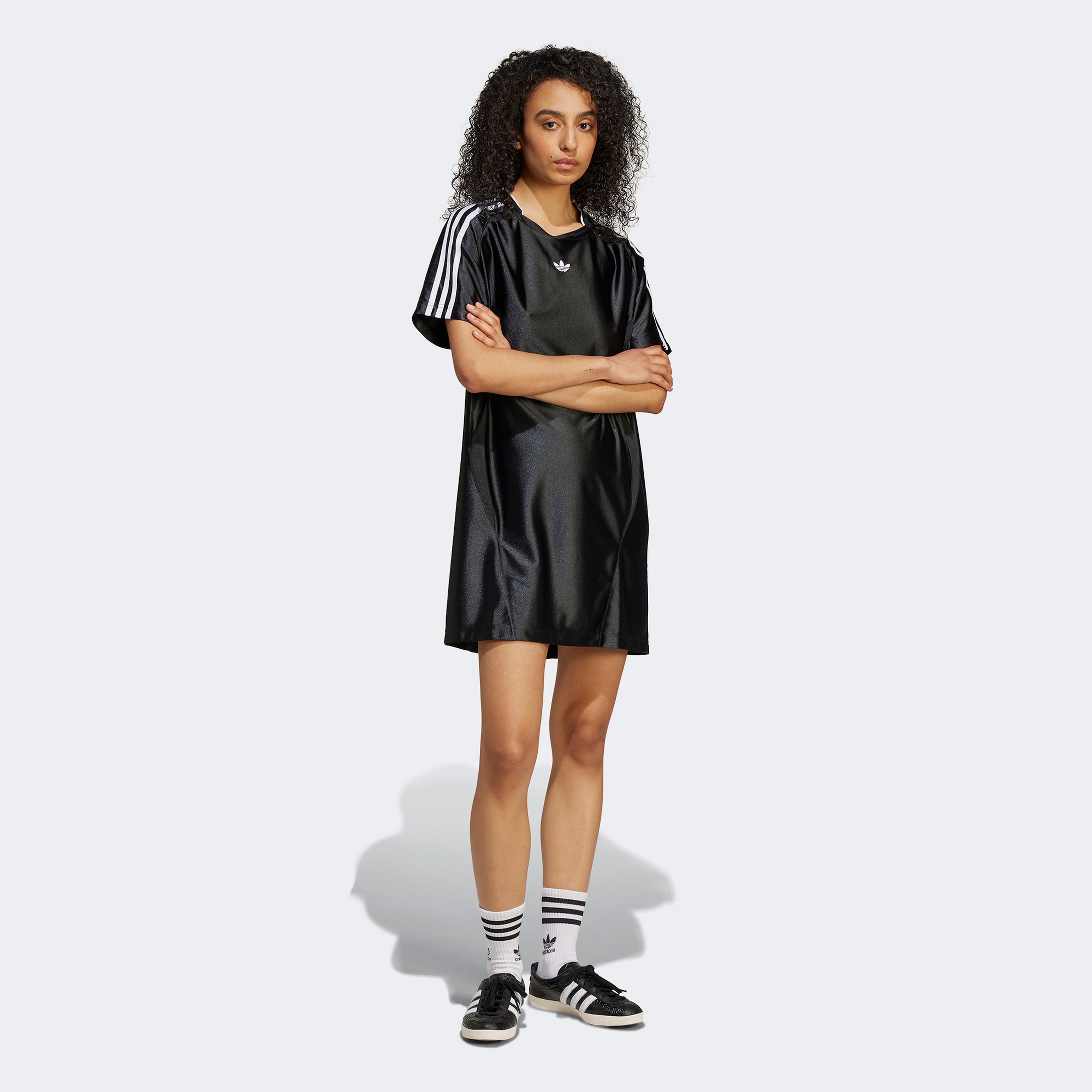 adidas Adicolor Teamgeist Kadın Siyah Elbise