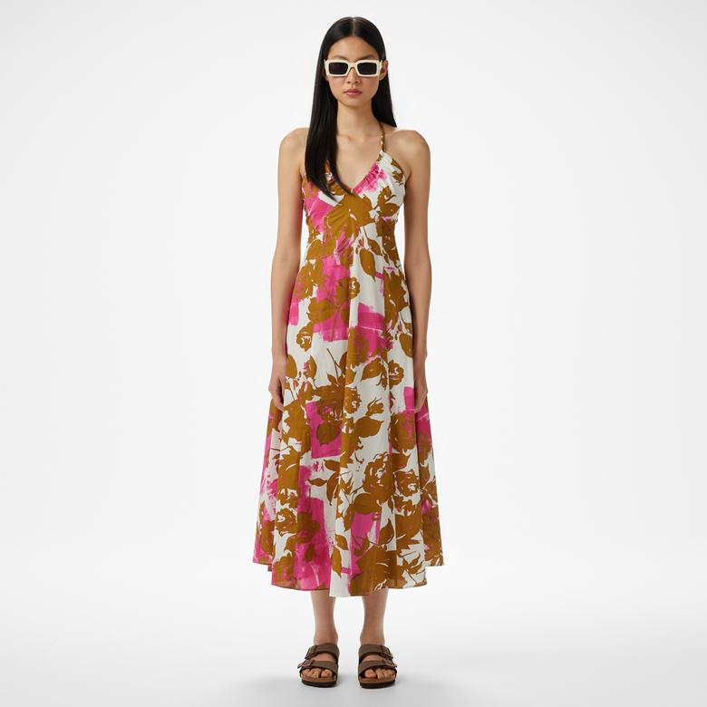 Liu Jo Kadın Pembe Elbise