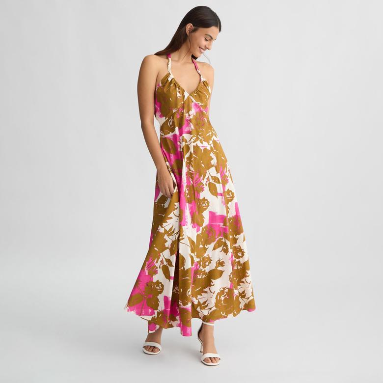 Liu Jo Kadın Pembe Elbise