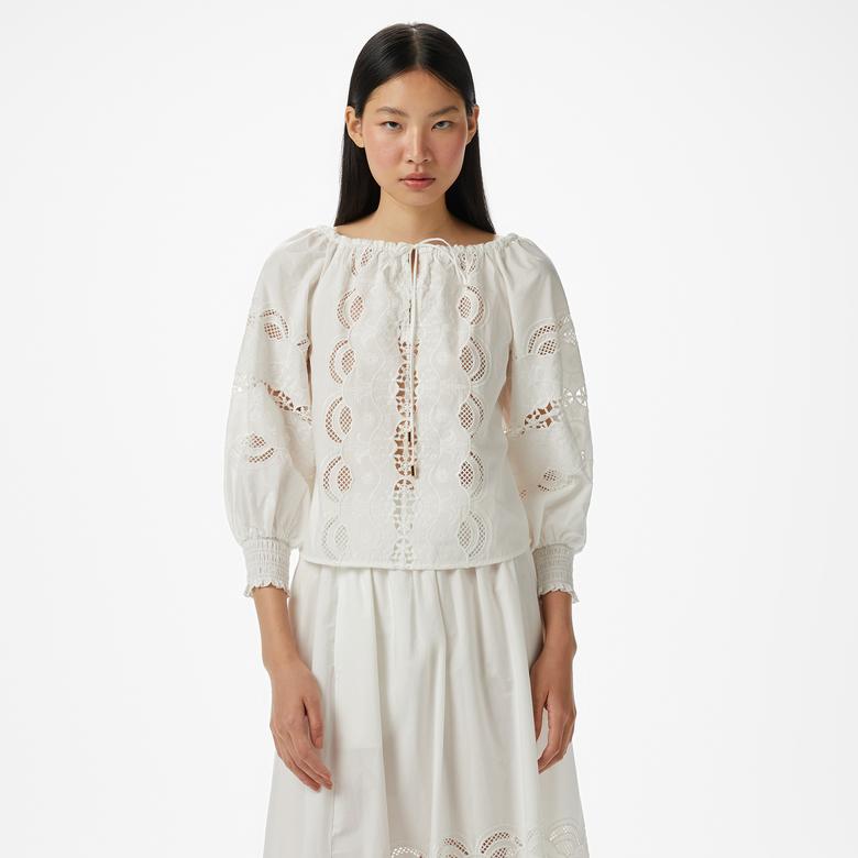 Liu Jo Kadın Bej Bluz