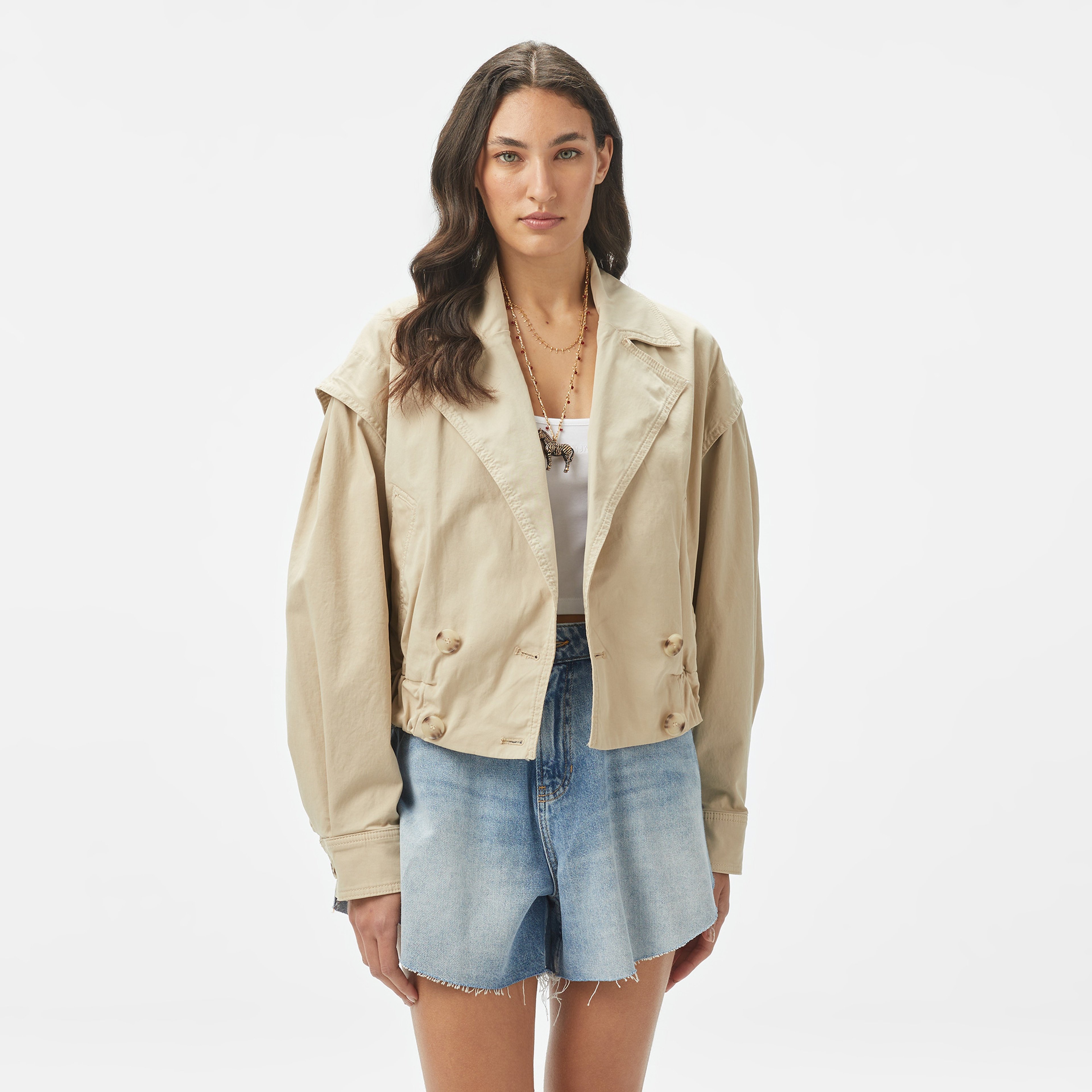 Boss Cotreni D Kadın Krem Ceket