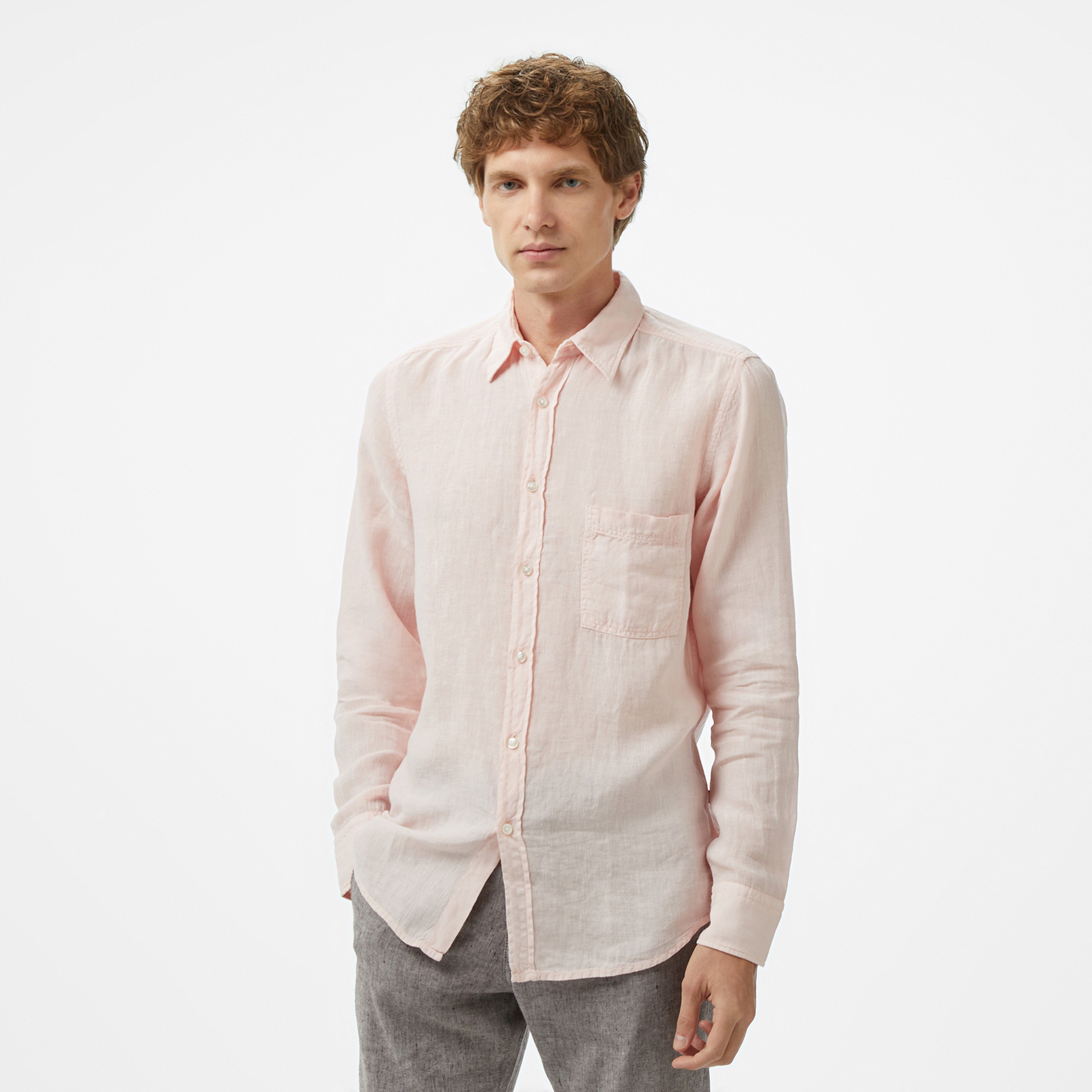 BOSS Relegant 6 Erkek Açık Pembe Gömlek