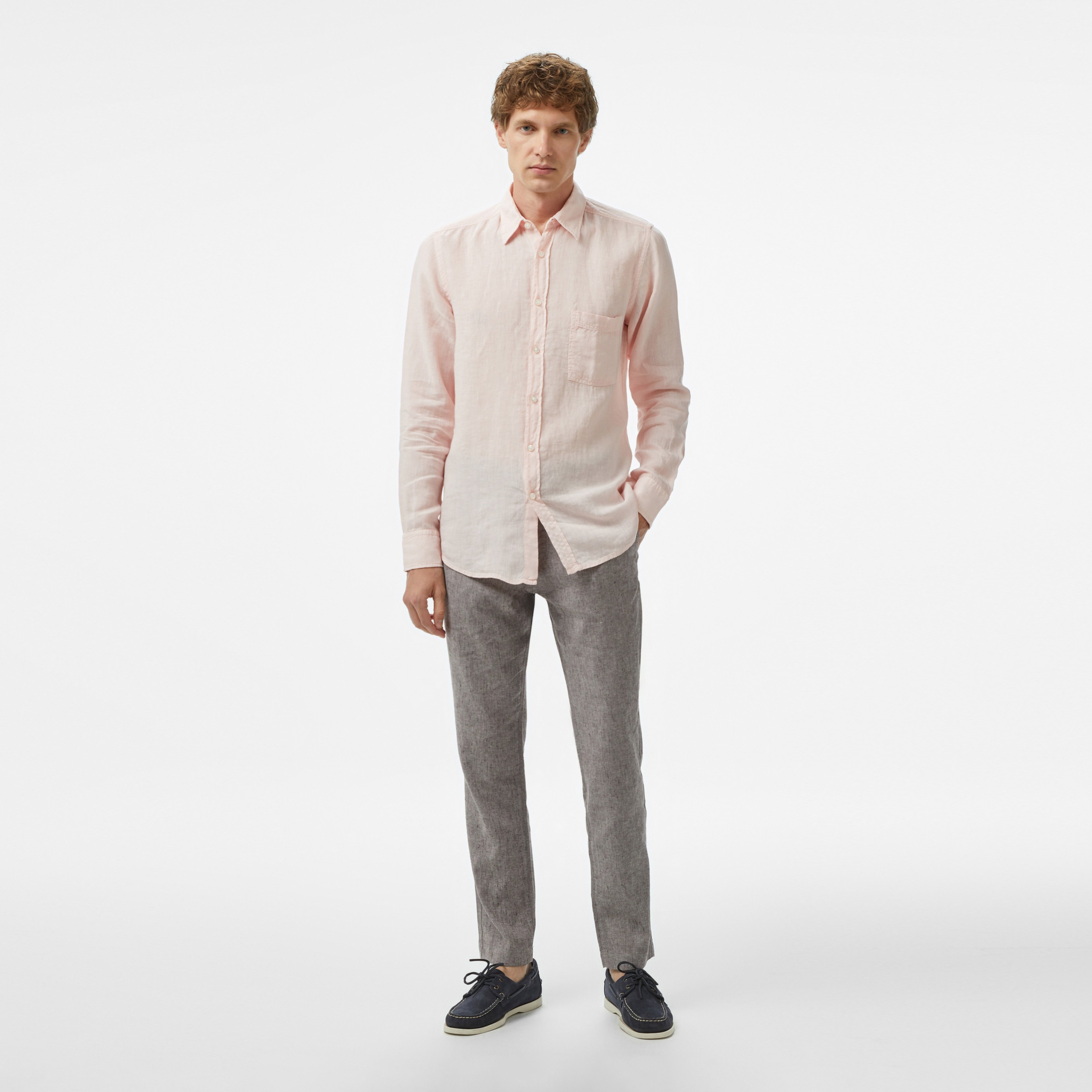 BOSS Relegant 6 Erkek Açık Pembe Gömlek