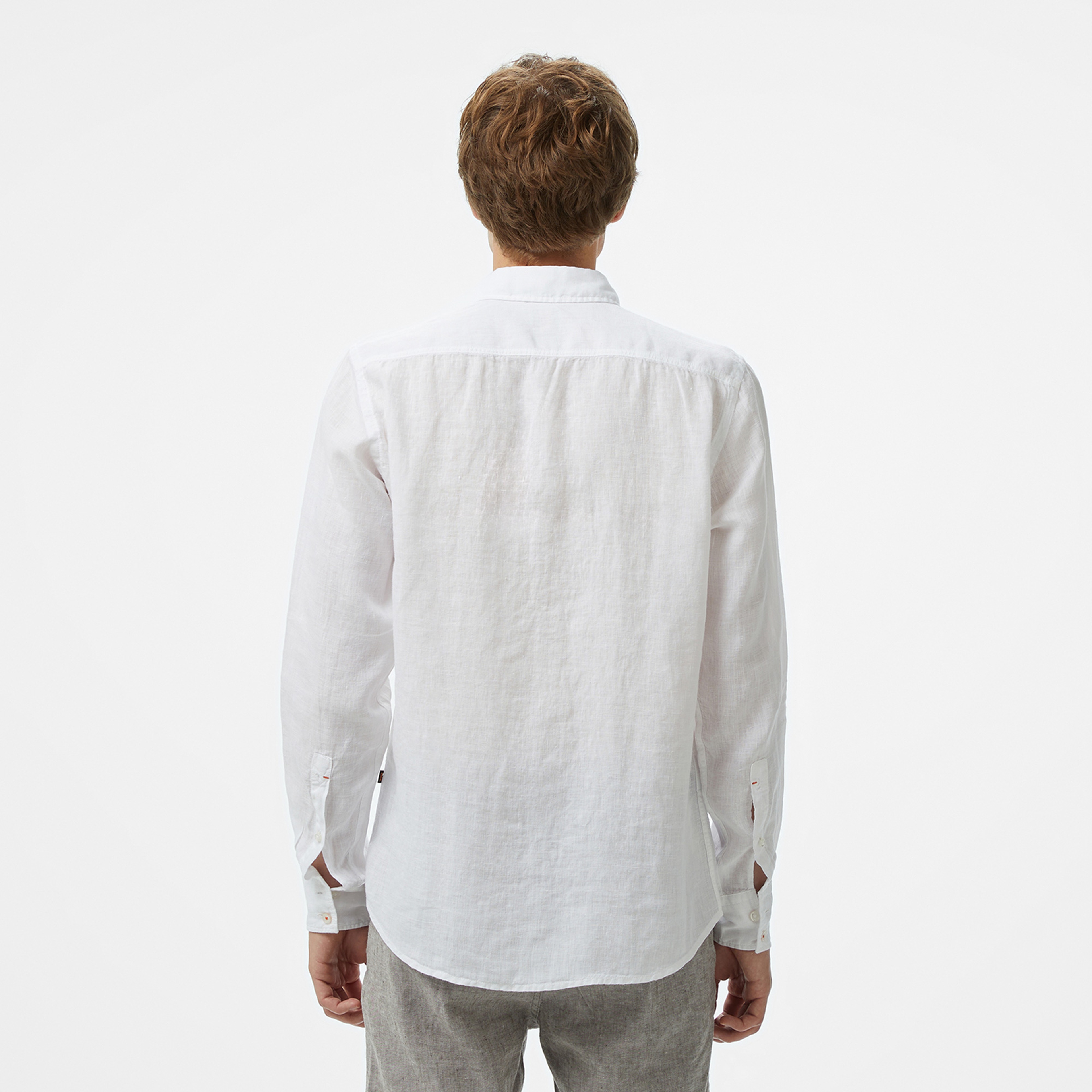 BOSS Relegant 6 Erkek Beyaz Gömlek