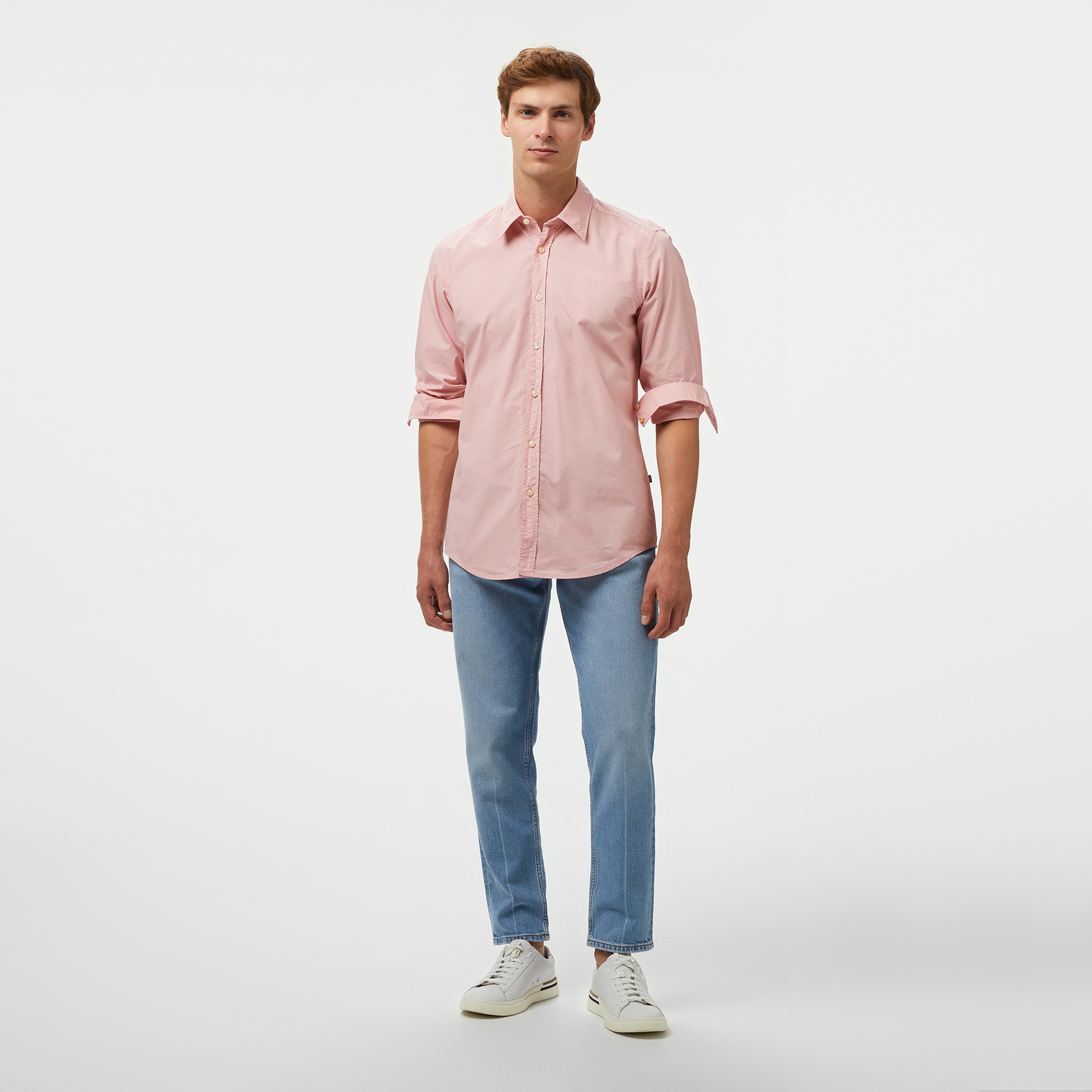 Boss Relegant 6 M Erkek Pembe Gömlek