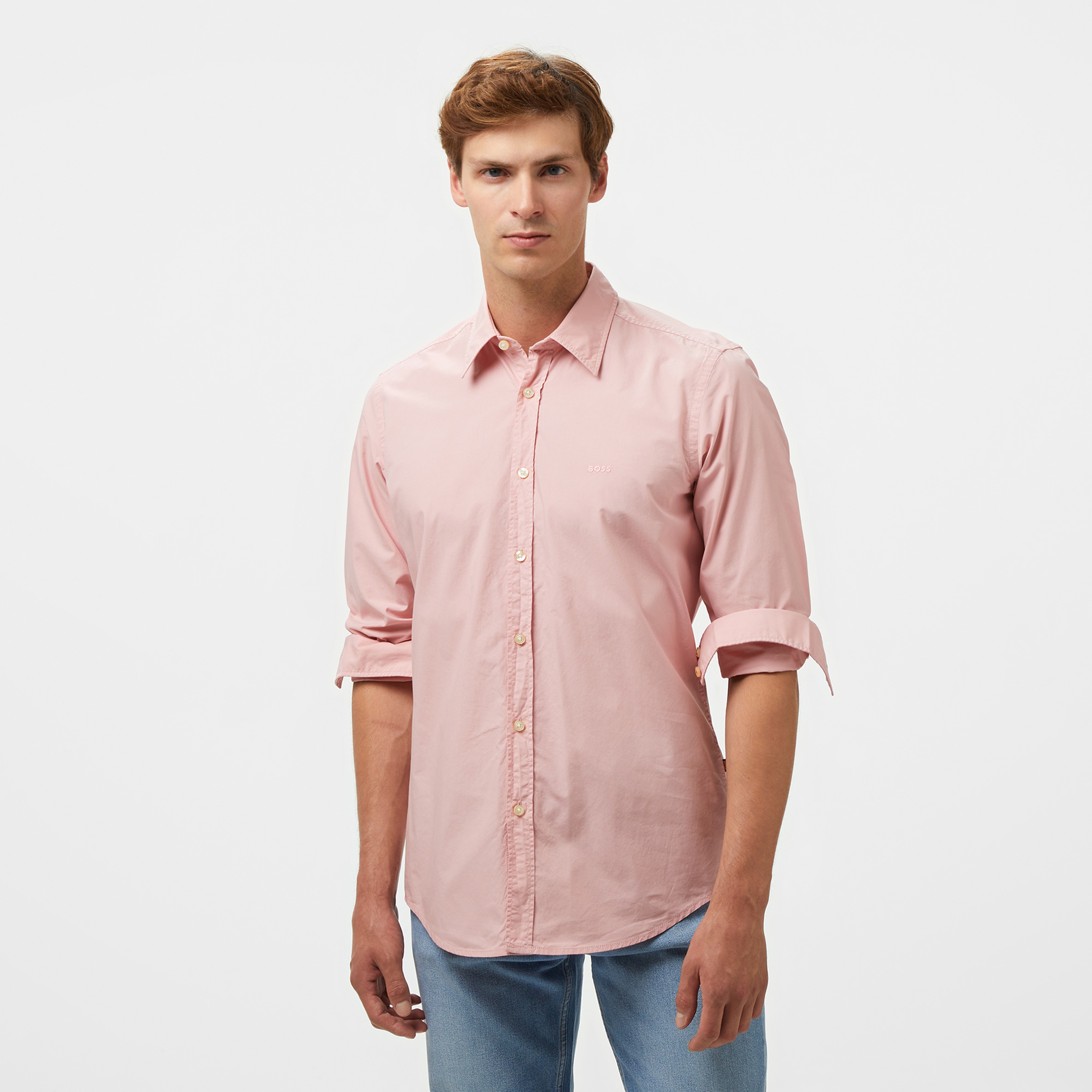 Boss Relegant 6 M Erkek Pembe Gömlek