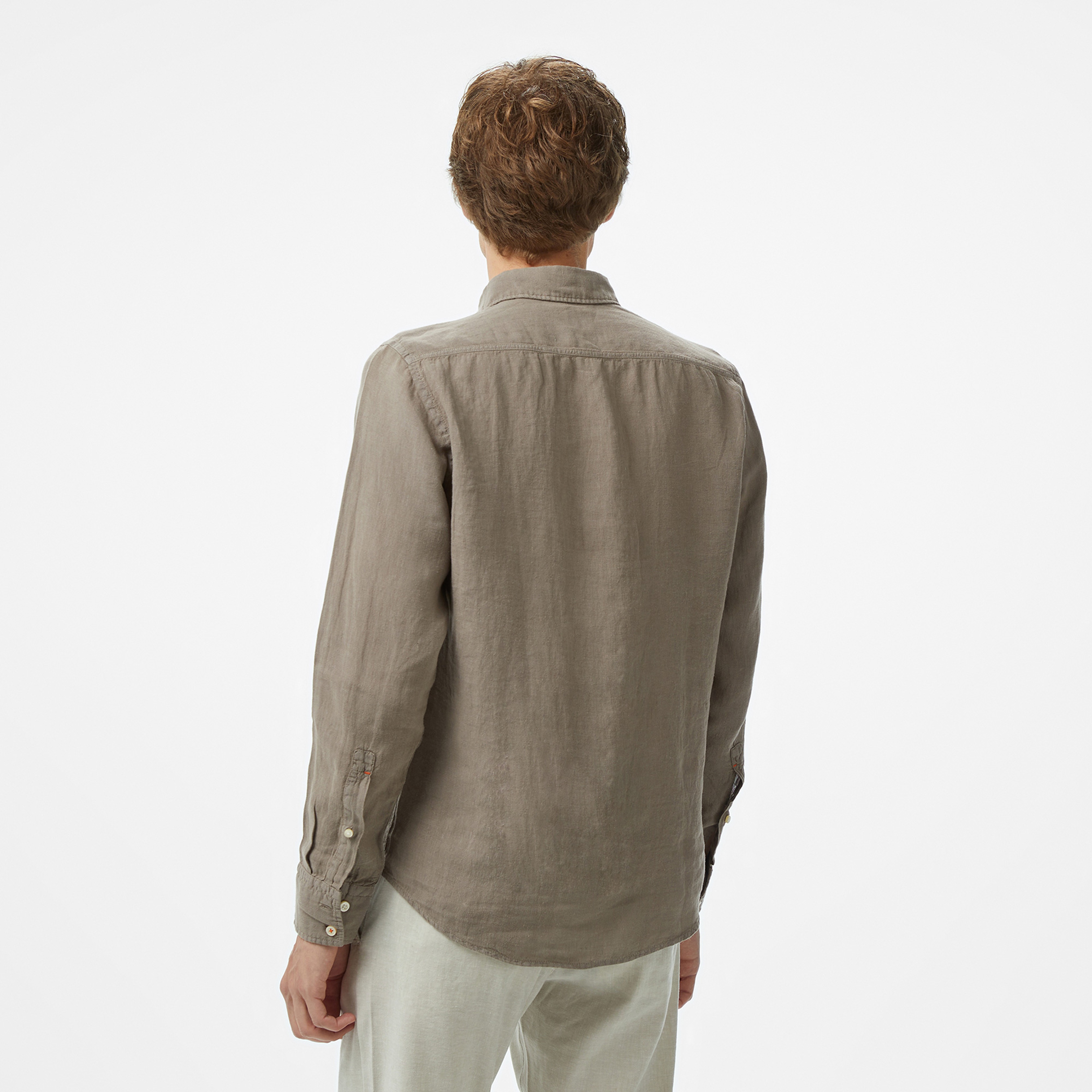 BOSS Relegant 6 Erkek Bej Gömlek