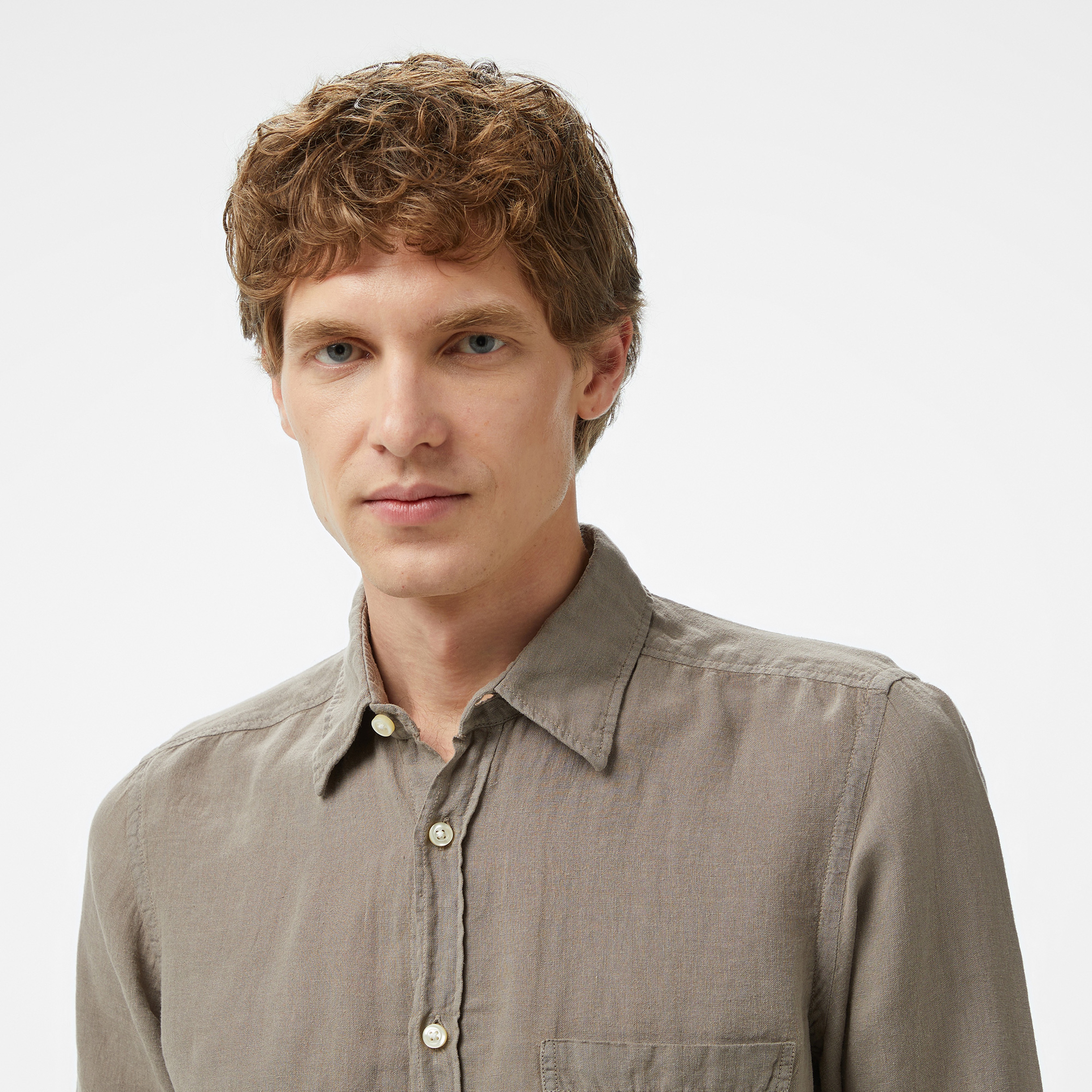 BOSS Relegant 6 Erkek Bej Gömlek