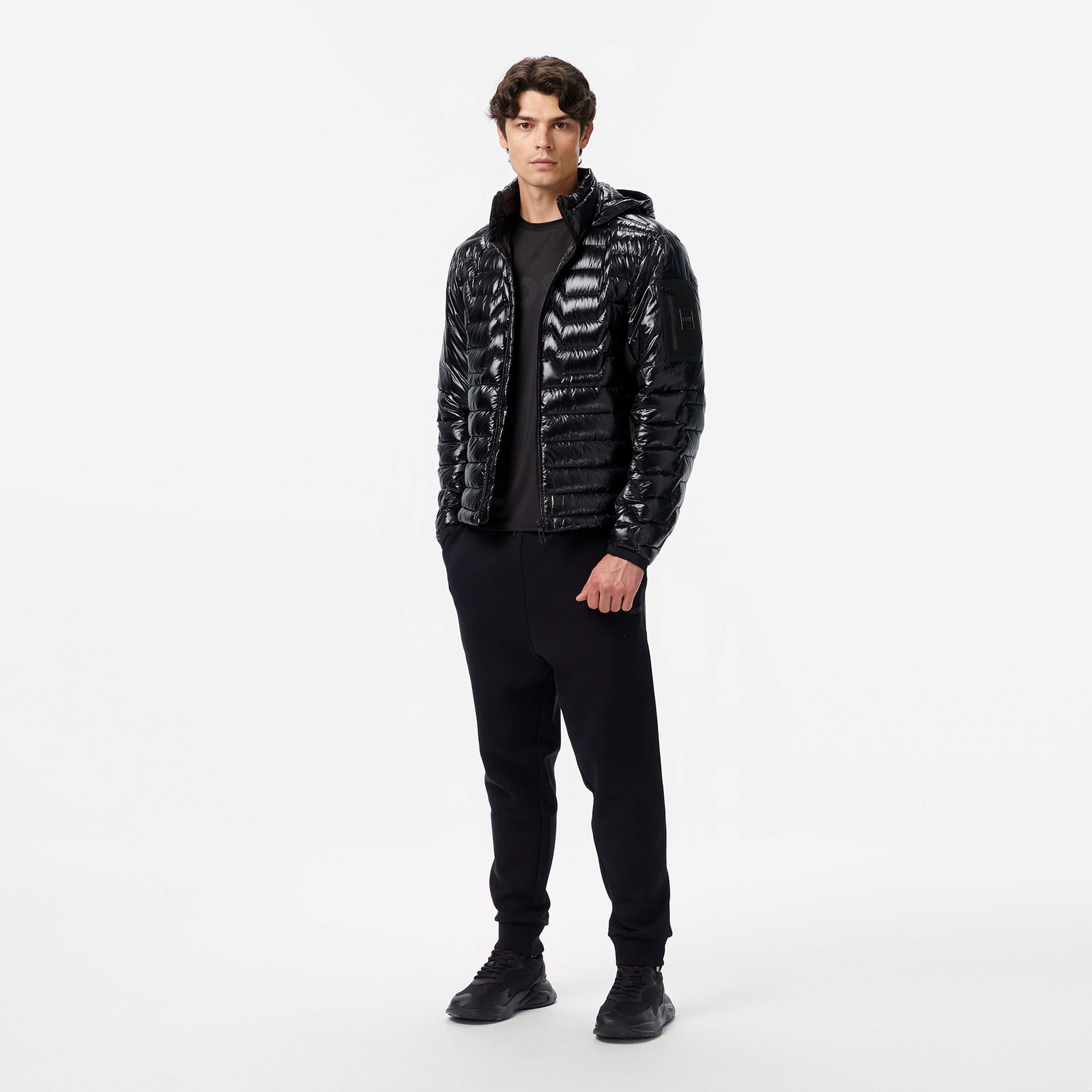 Boss Erkek Siyah Mont