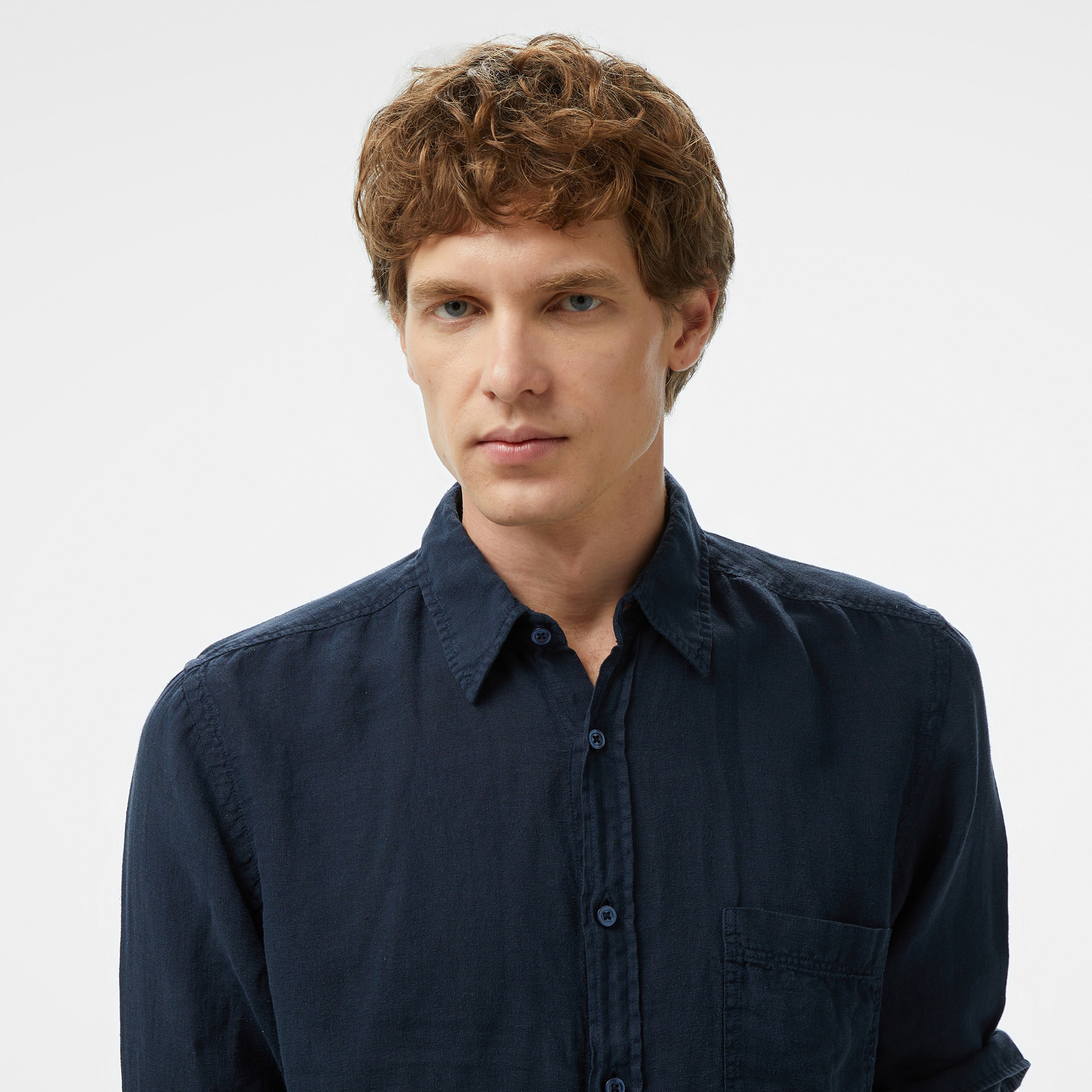 Boss Relegant 6 Erkek Lacivert Gömlek