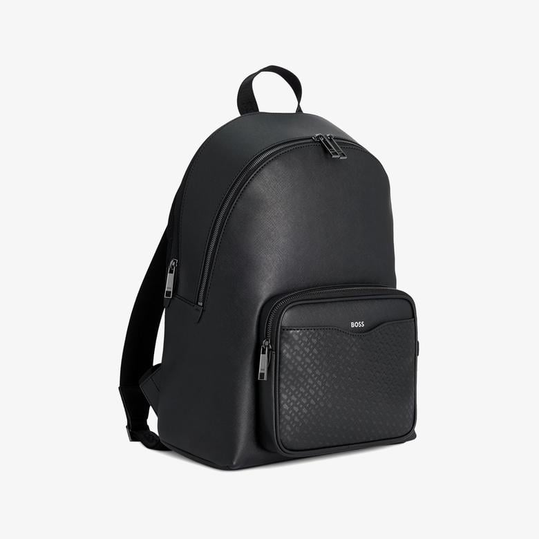 BOSS Zair Erkek Siyah Sırt Çantası