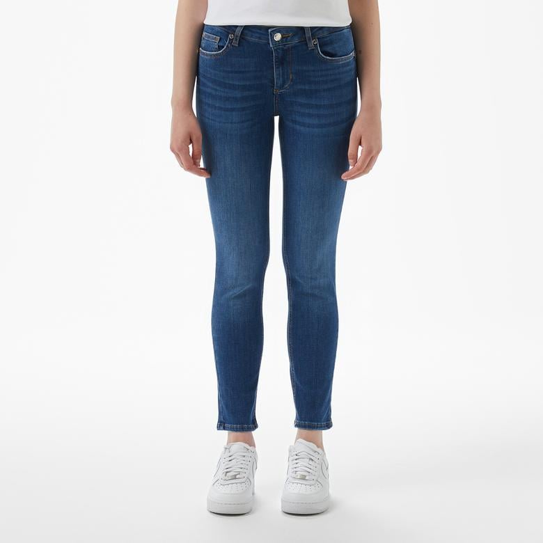 Liu Jo Kadın Mavi Pantolon