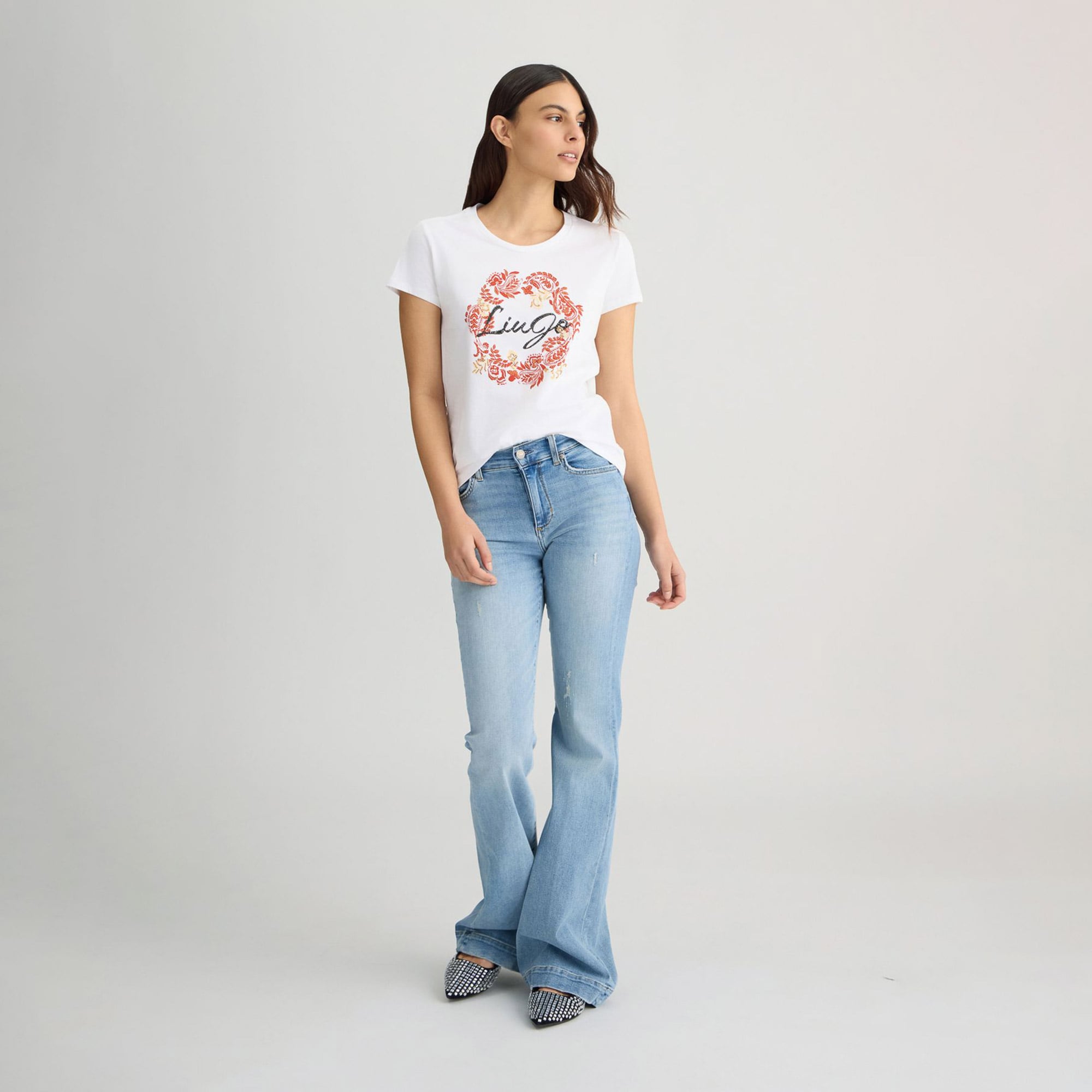 Liu Jo Kadın Kahverengi T-Shirt