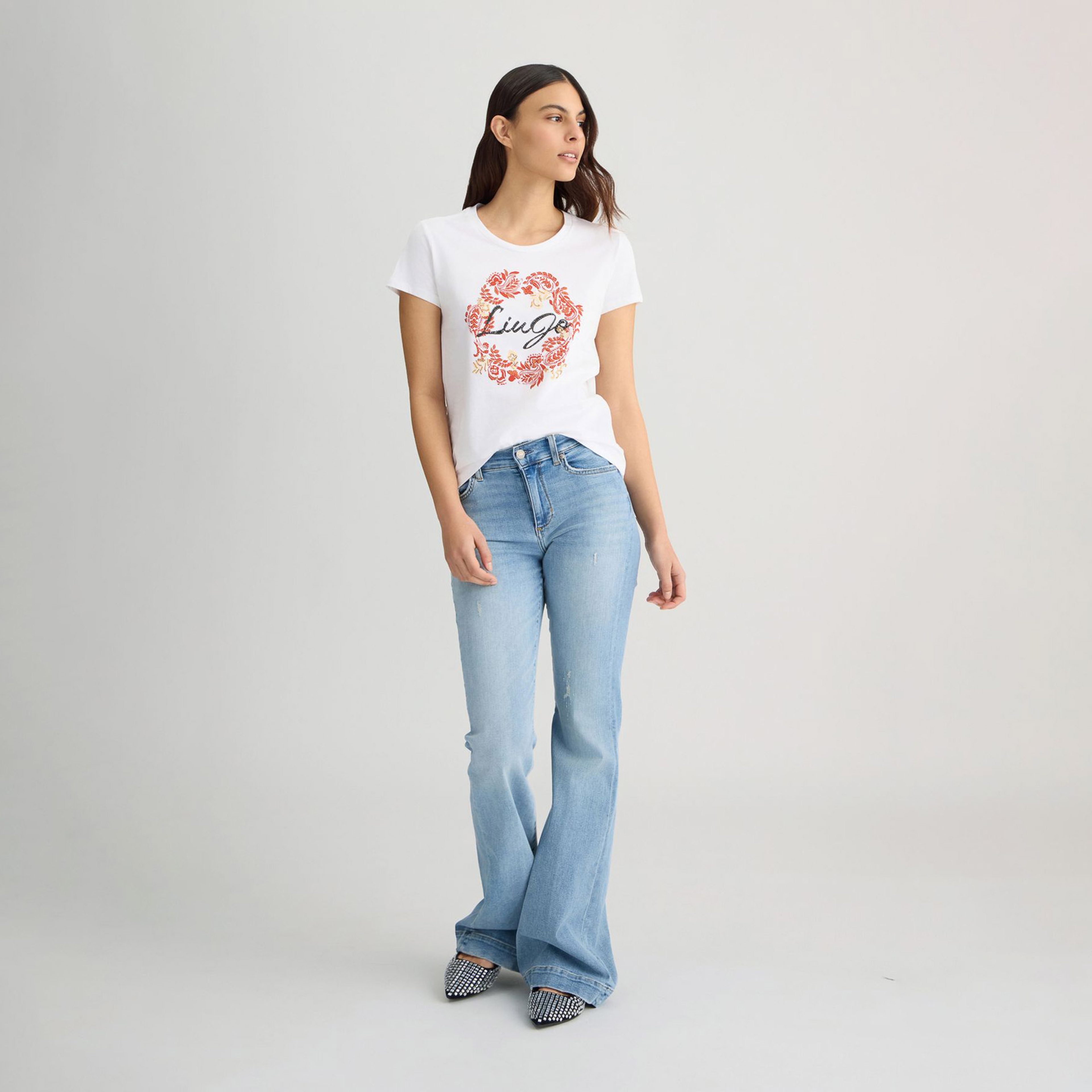 Liu Jo Kadın Kahverengi T-Shirt