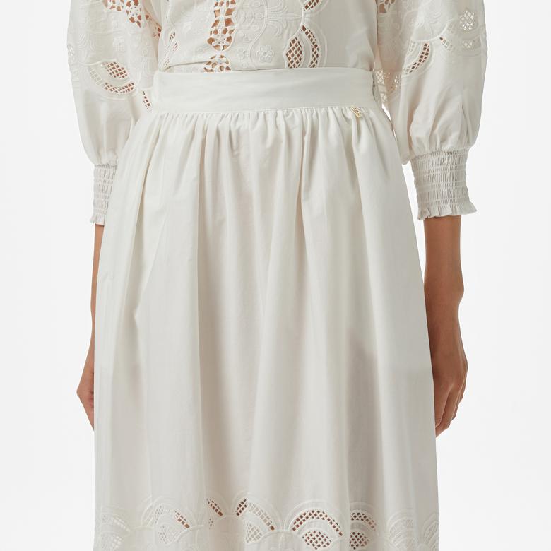 Liu Jo Kadın Bej Etek