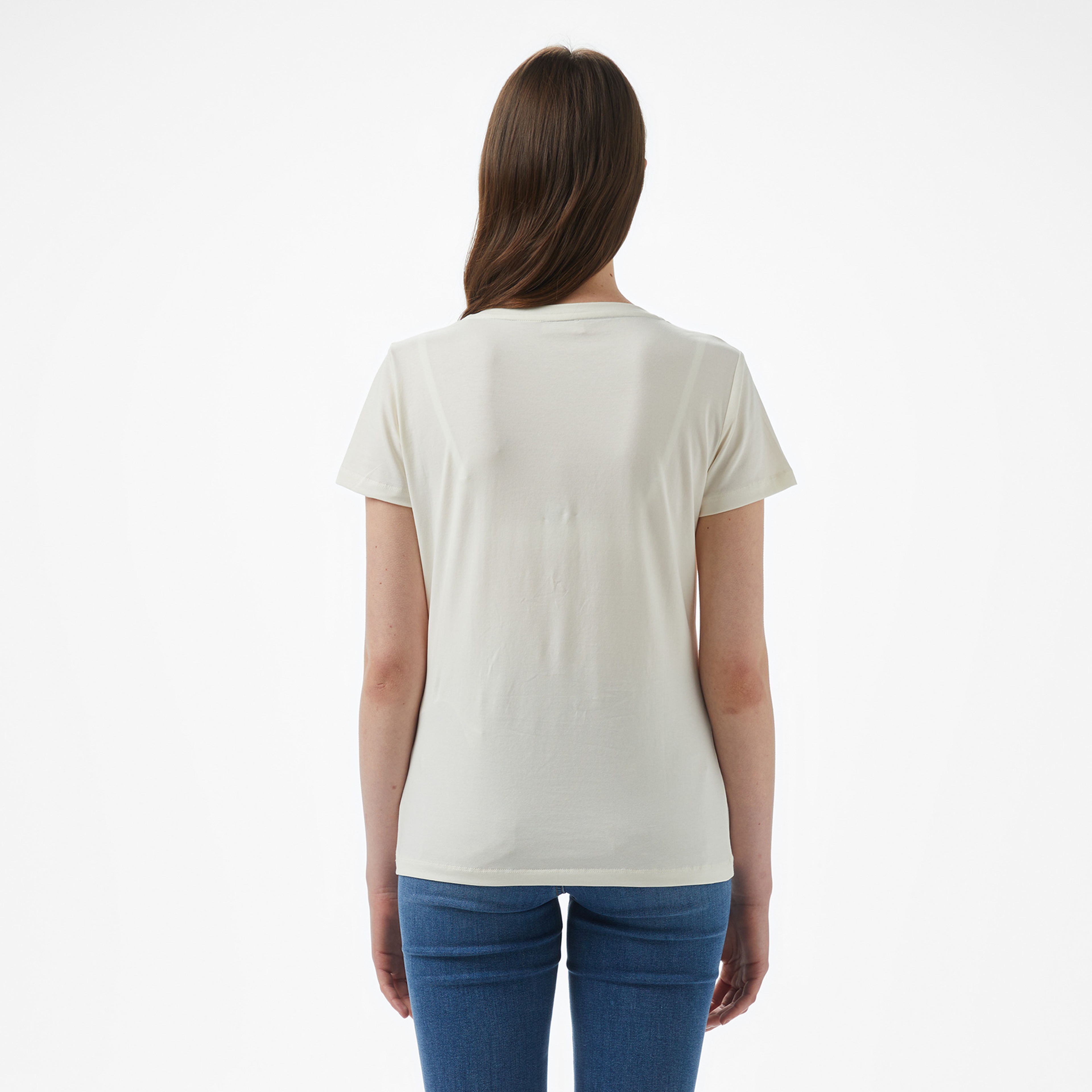 Liu Jo Kadın Beyaz T-Shirt