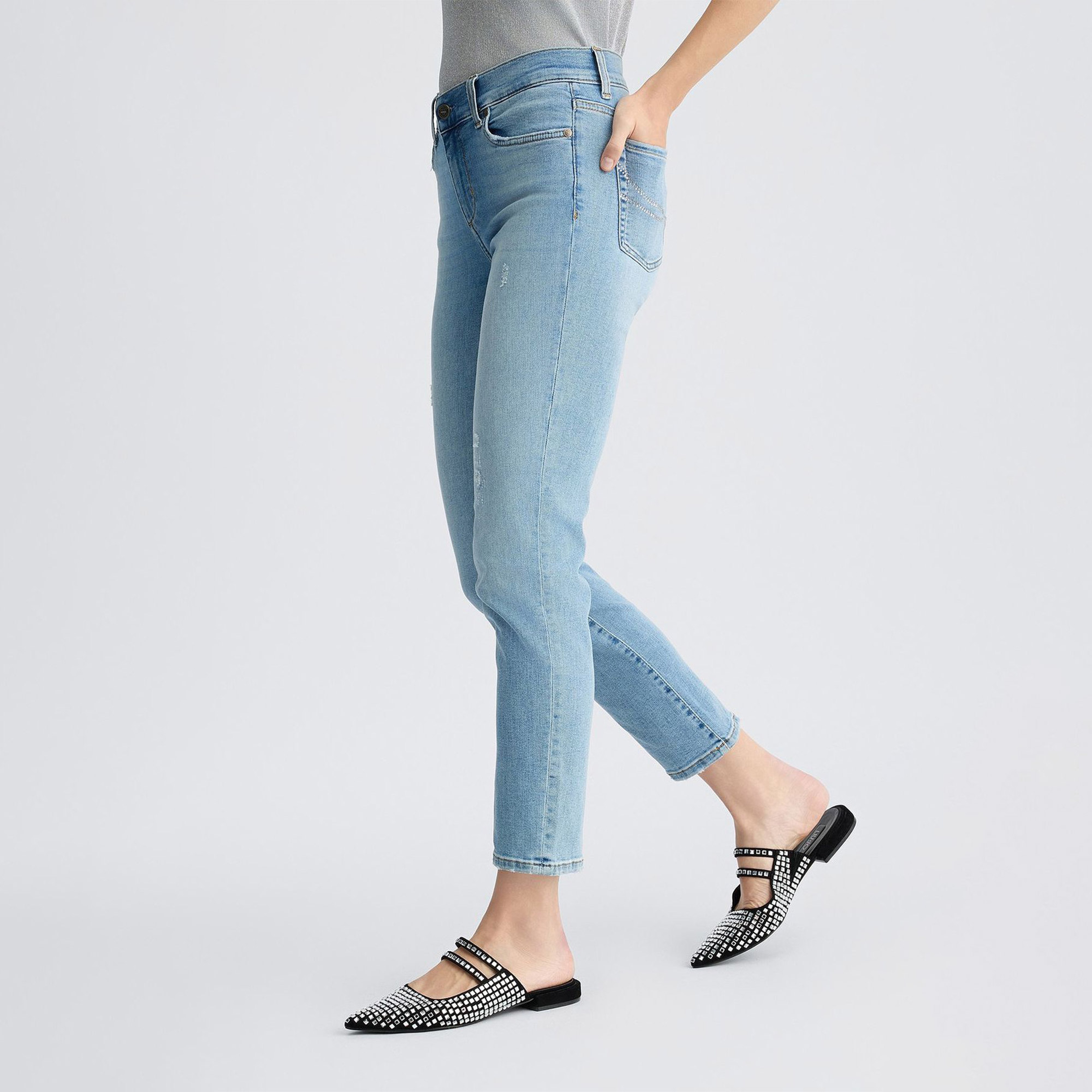 Liu Jo Kadın Mavi Pantolon