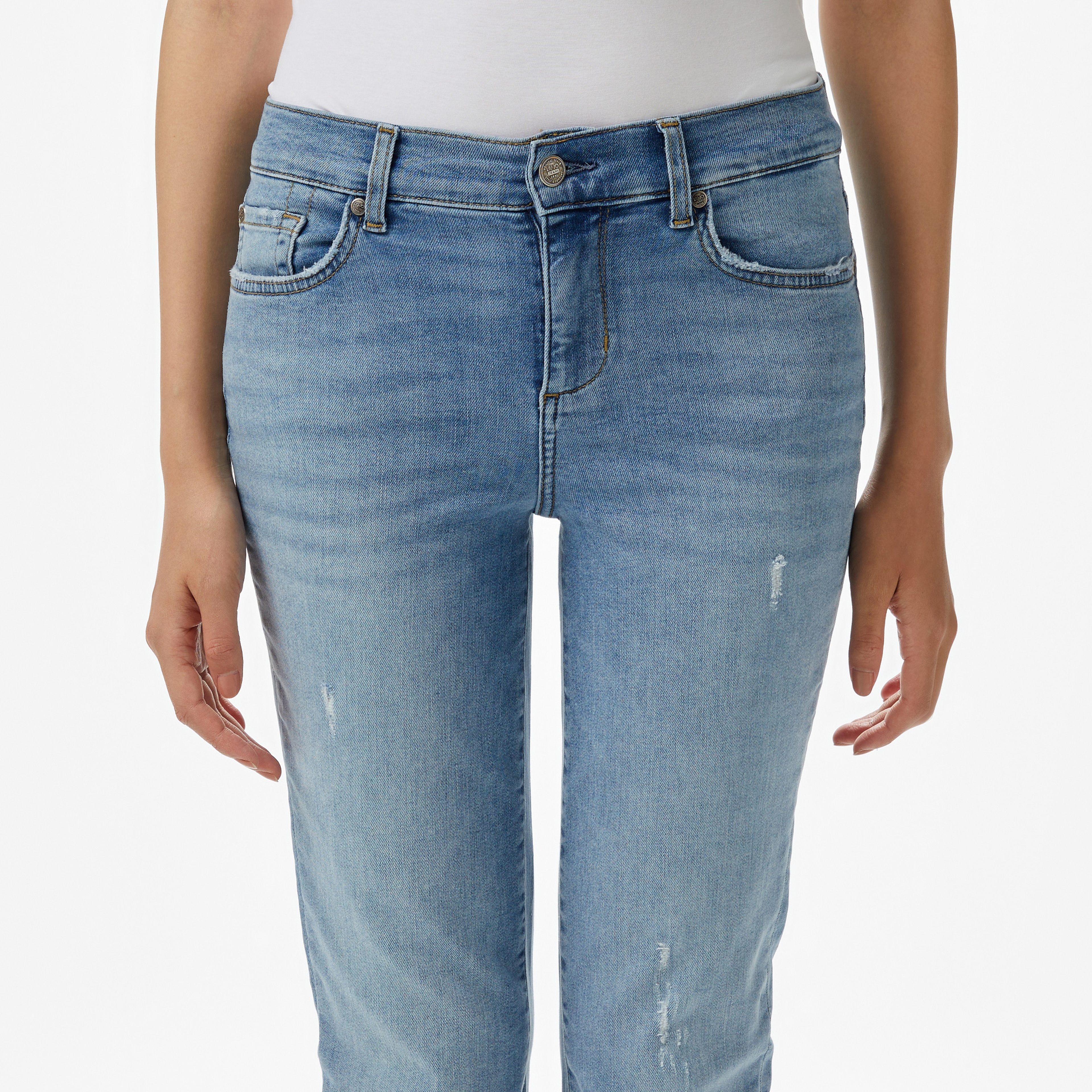 Liu Jo Kadın Mavi Pantolon