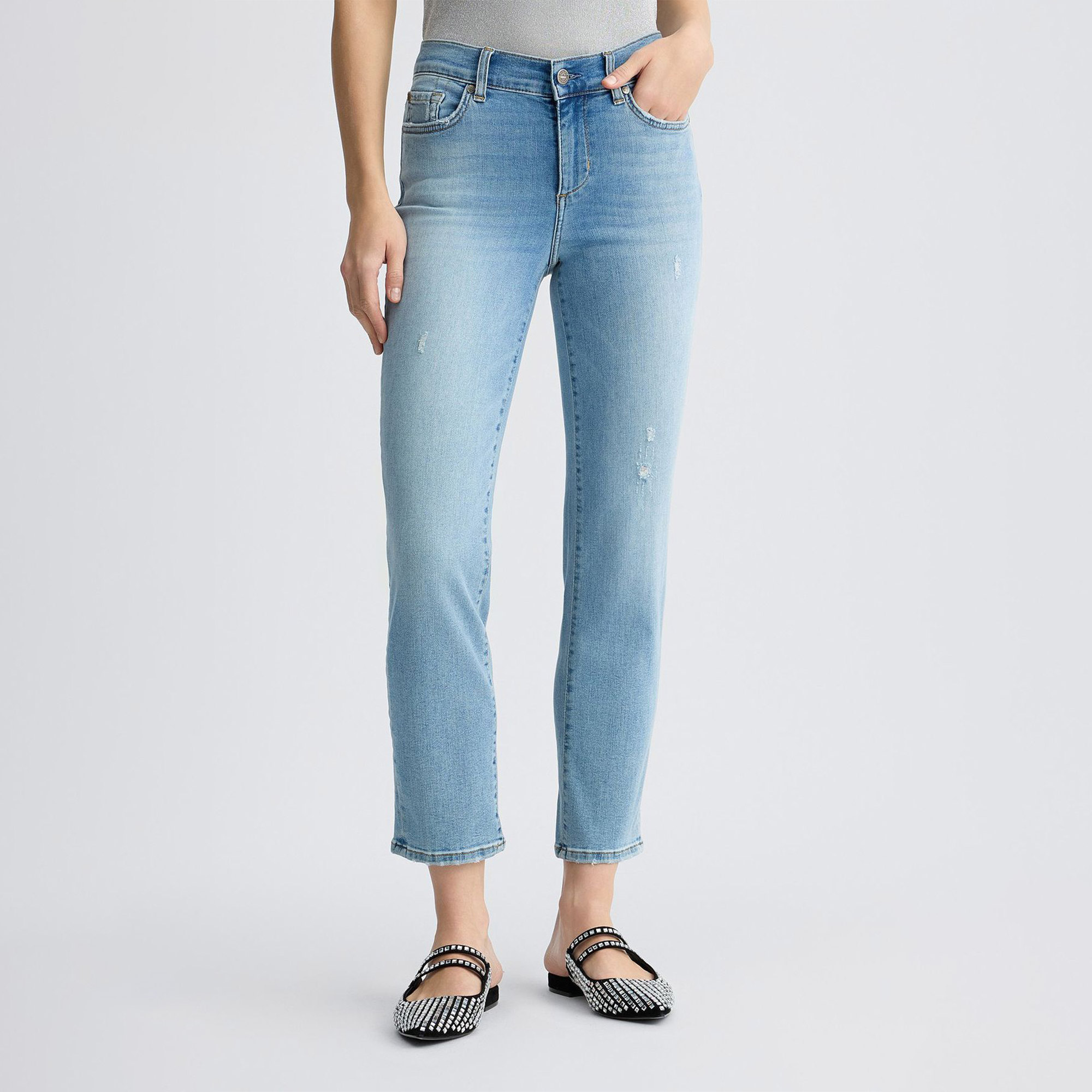 Liu Jo Kadın Mavi Pantolon