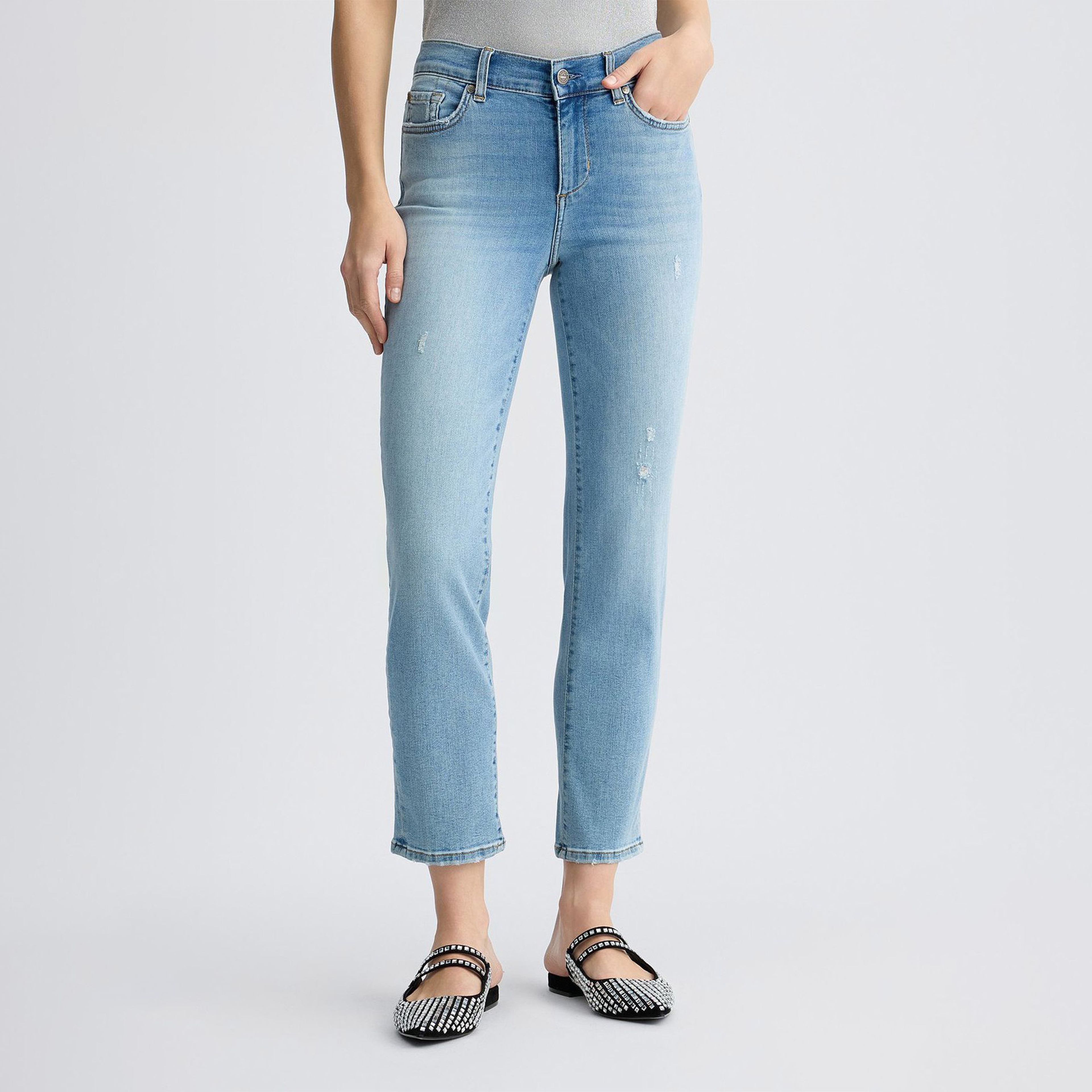 Liu Jo Kadın Mavi Pantolon