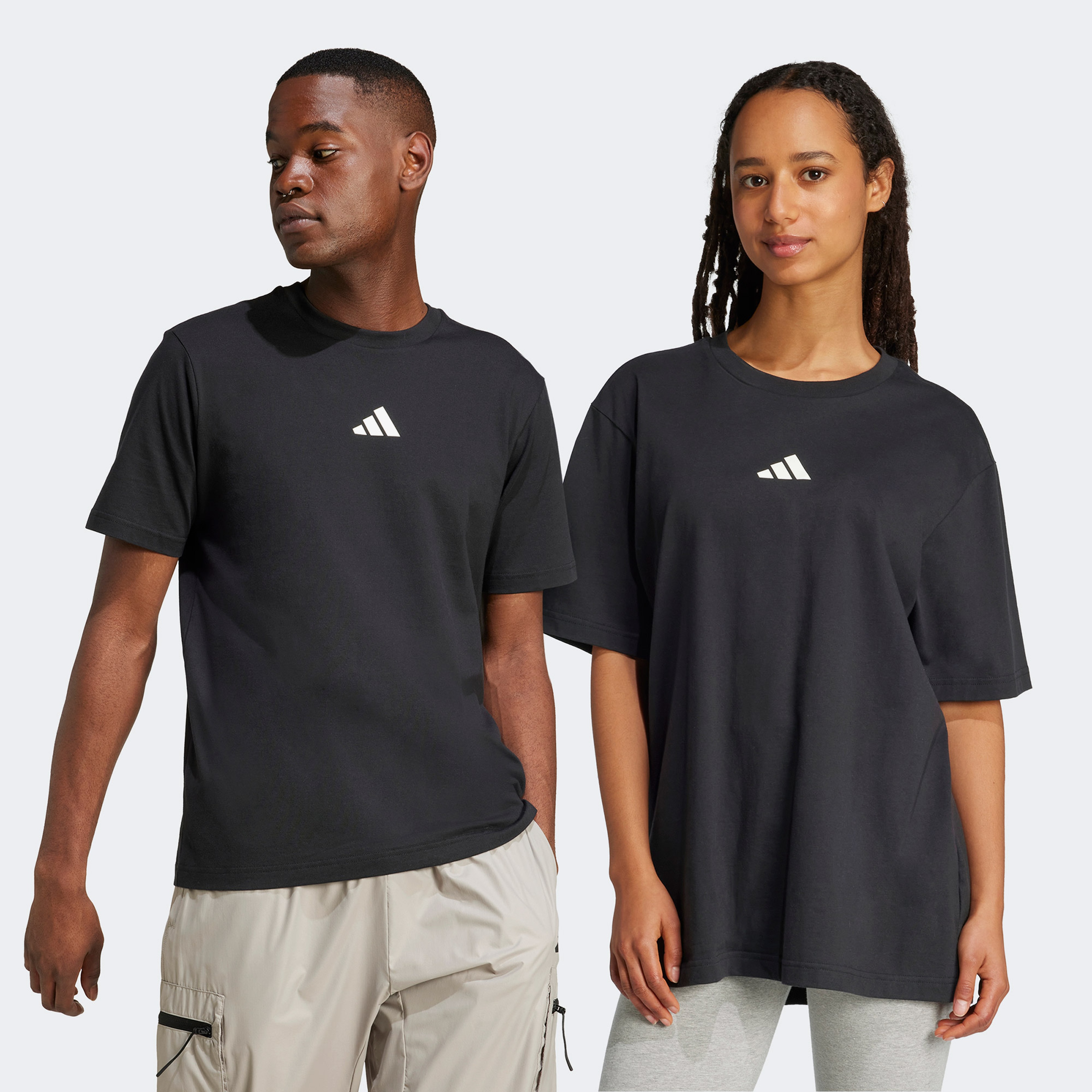 adidas City Escape Logo Graphic Erkek Siyah T-Shirt