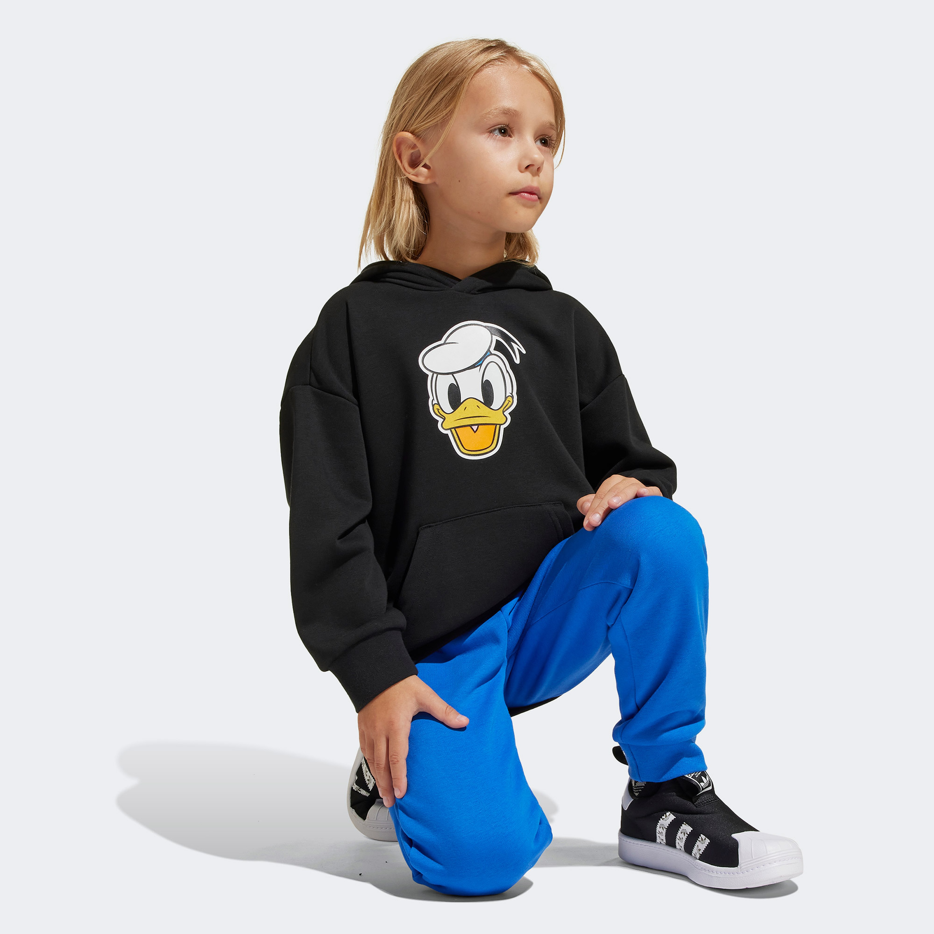 adidas x Disney Mickey Mouse Çocuk Siyah Eşofman Takımı