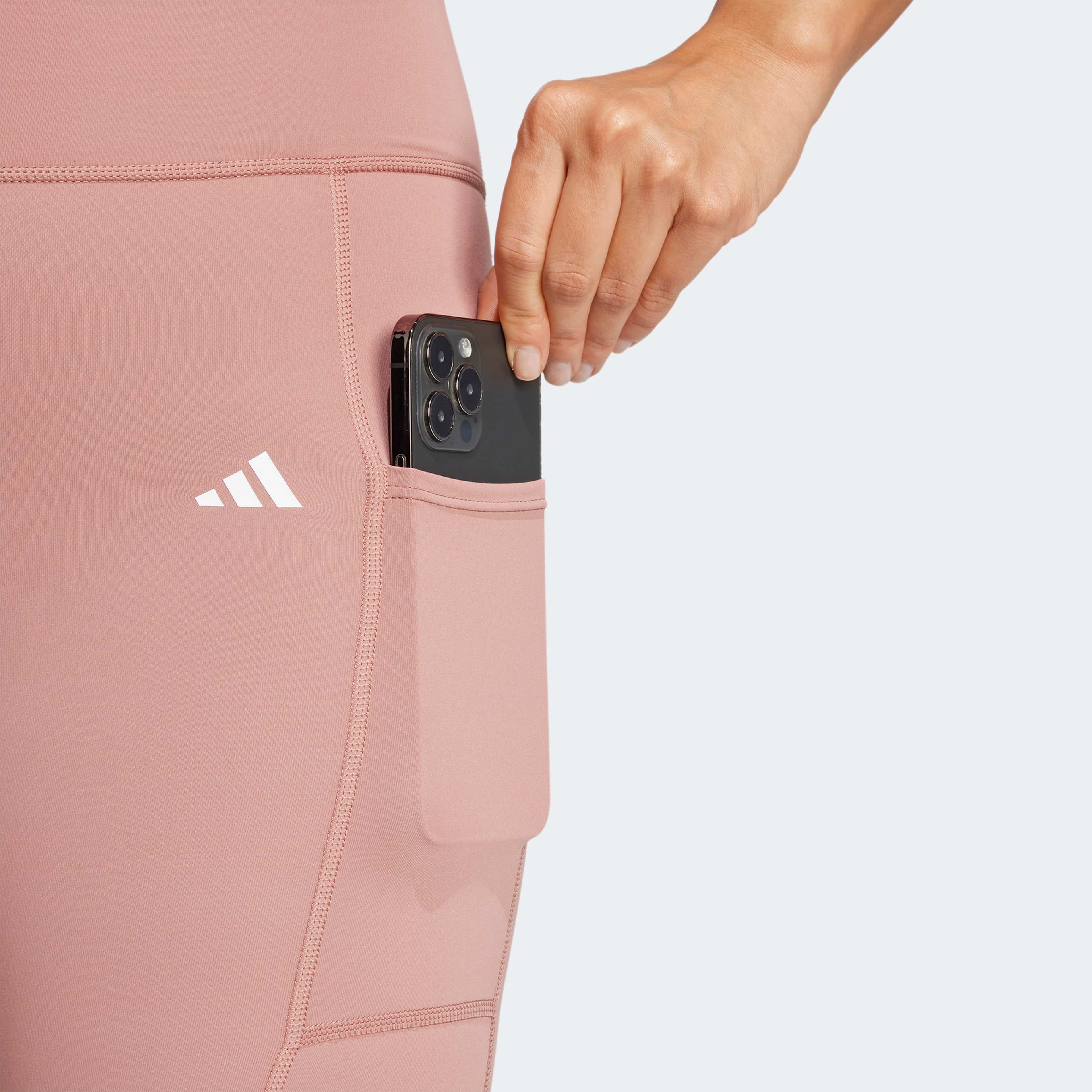 adidas Optime Stash Kadın Pembe Tayt