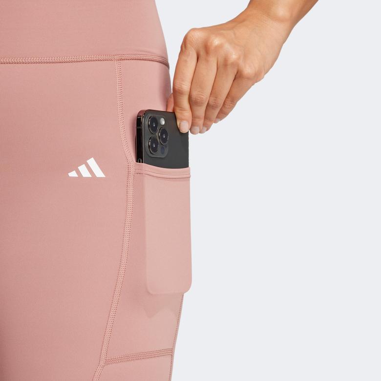 adidas Optime Stash Kadın Pembe Tayt