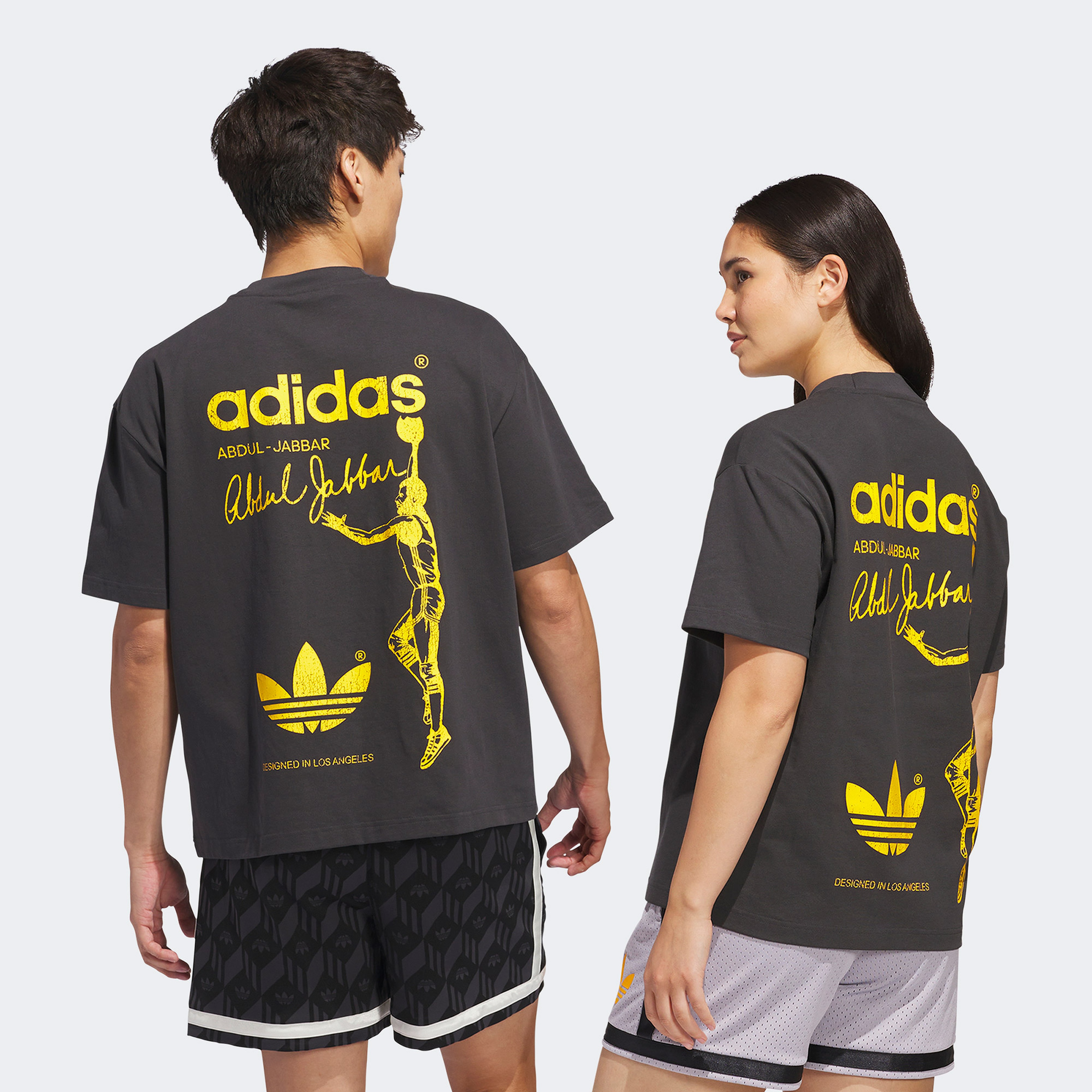 adidas Jabbar Unisex Gri T-Shirt