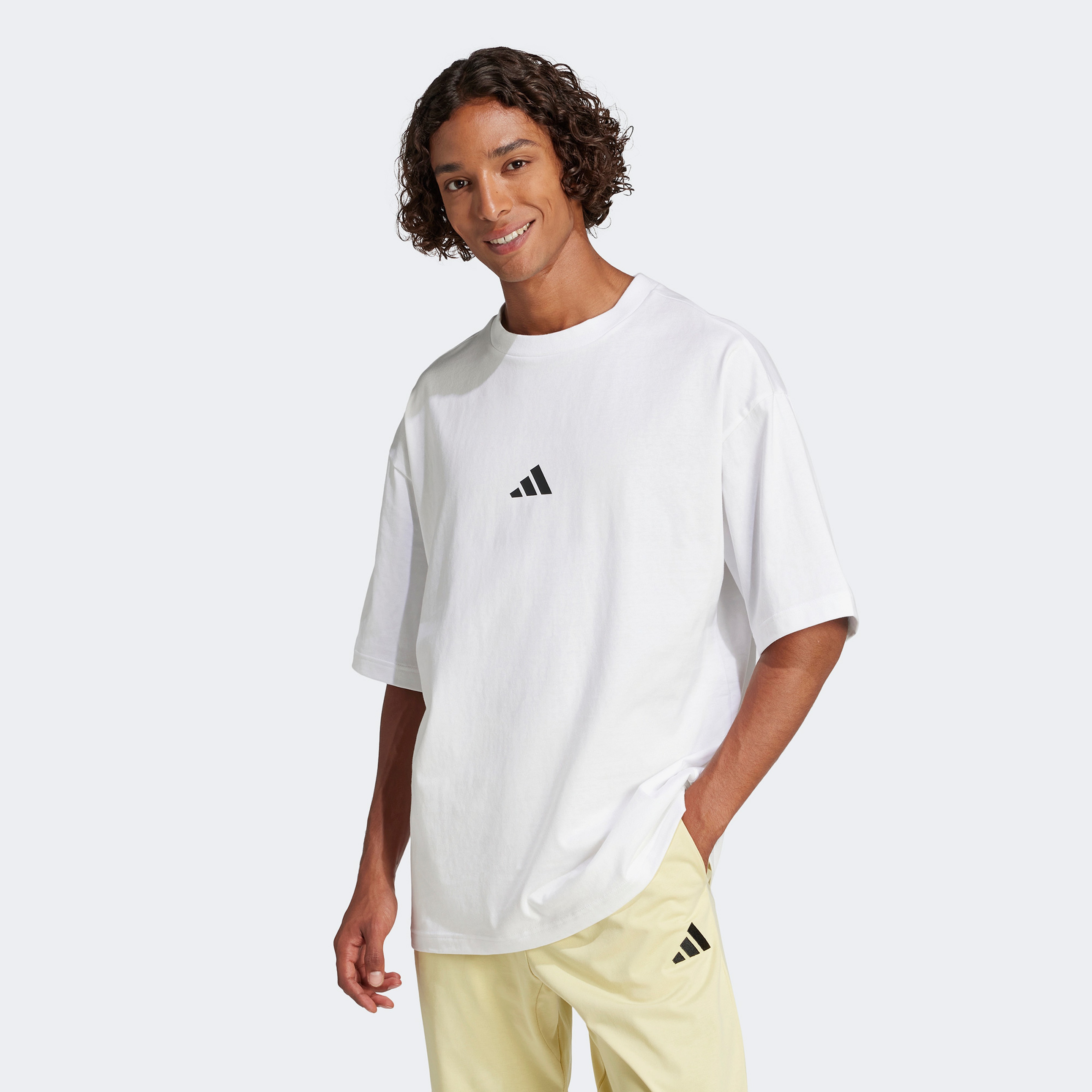 adidas Future Icon Small Erkek Beyaz T-Shirt