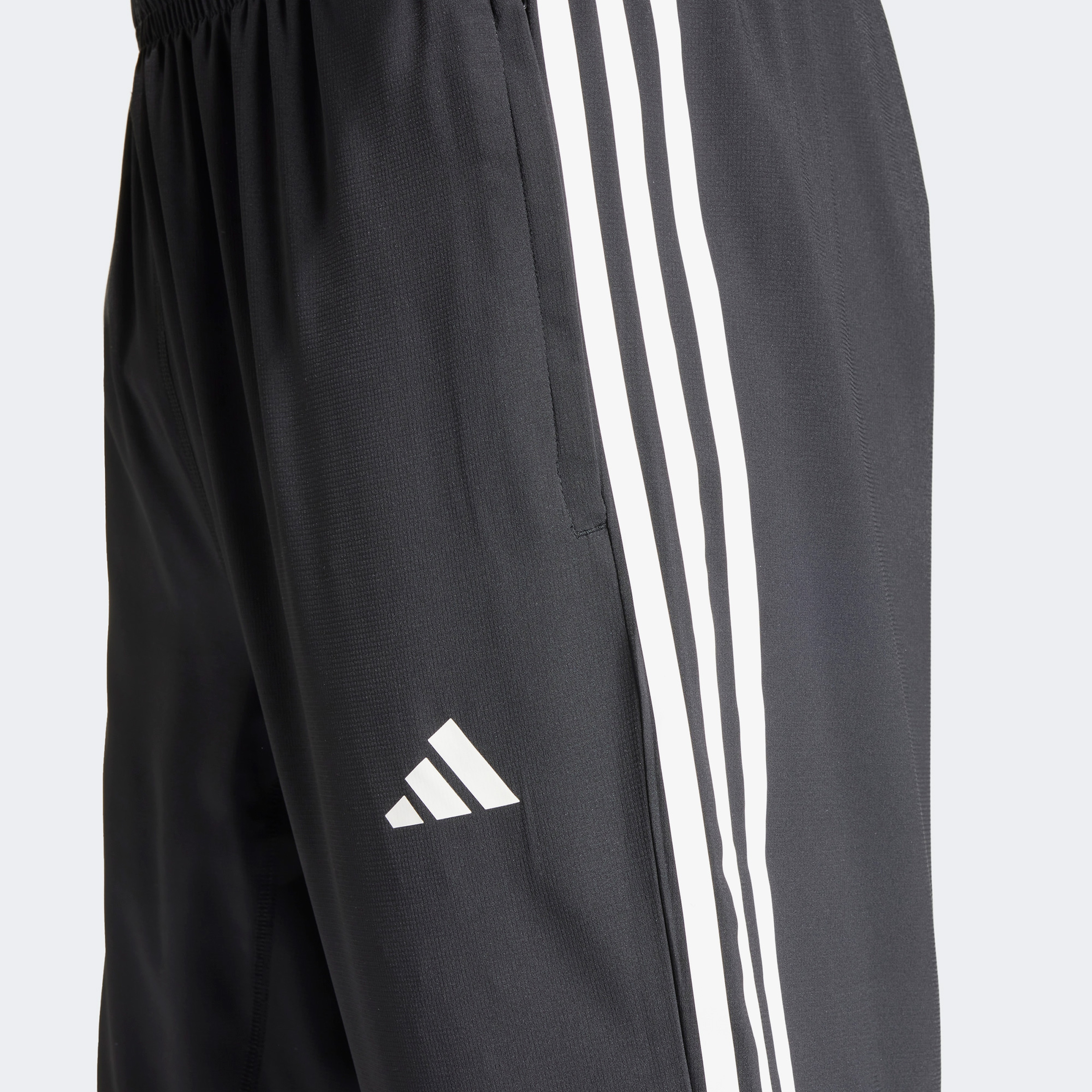 adidas Own the Run 3-Stripes Erkek Siyah Eşofman Altı