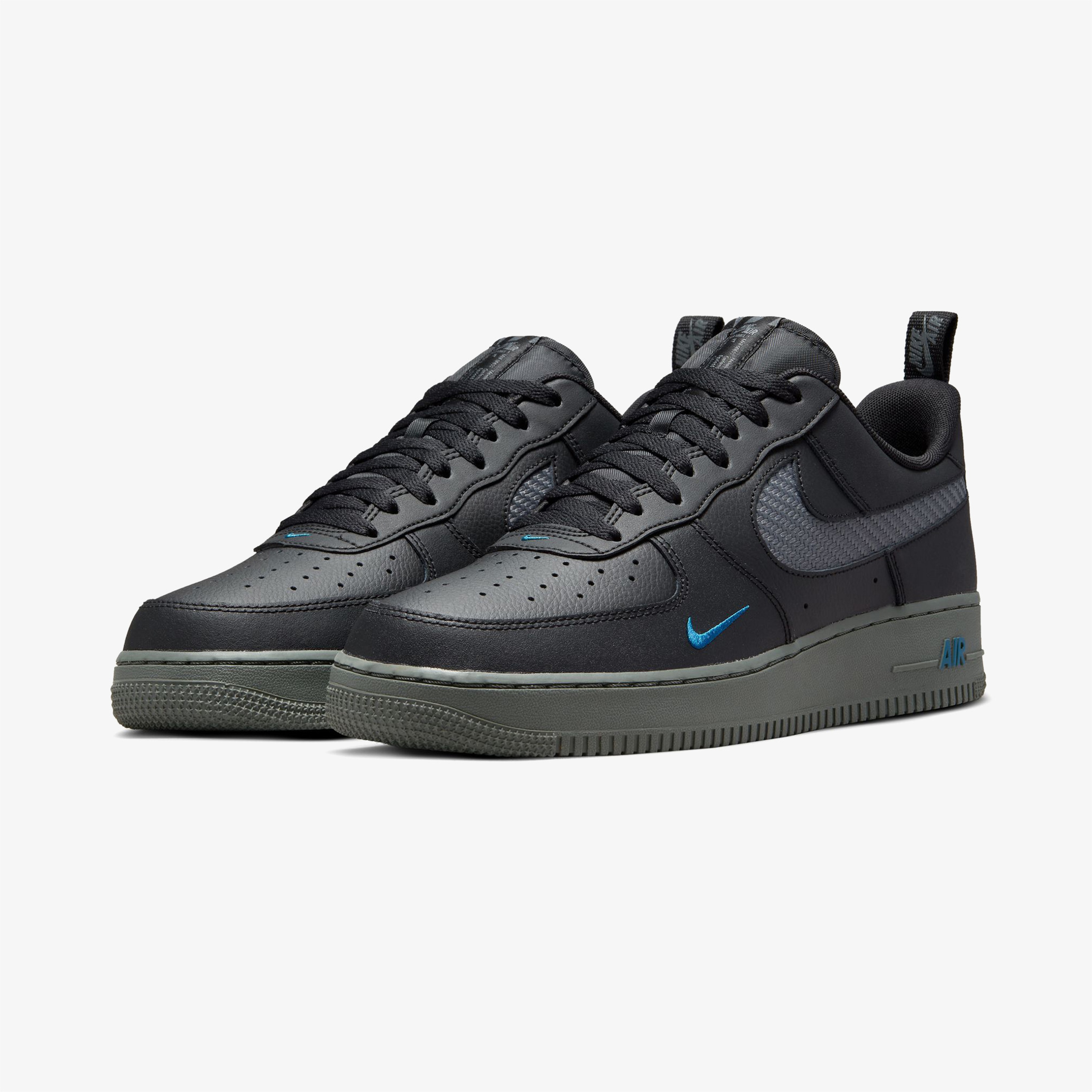 Nike Air Force 1 '07 Lv8 J22 Erkek Siyah Sneaker