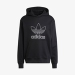 adidas Adicolor Outline Trefoil Kapişonlu Erkek Siyah Sweatshirt