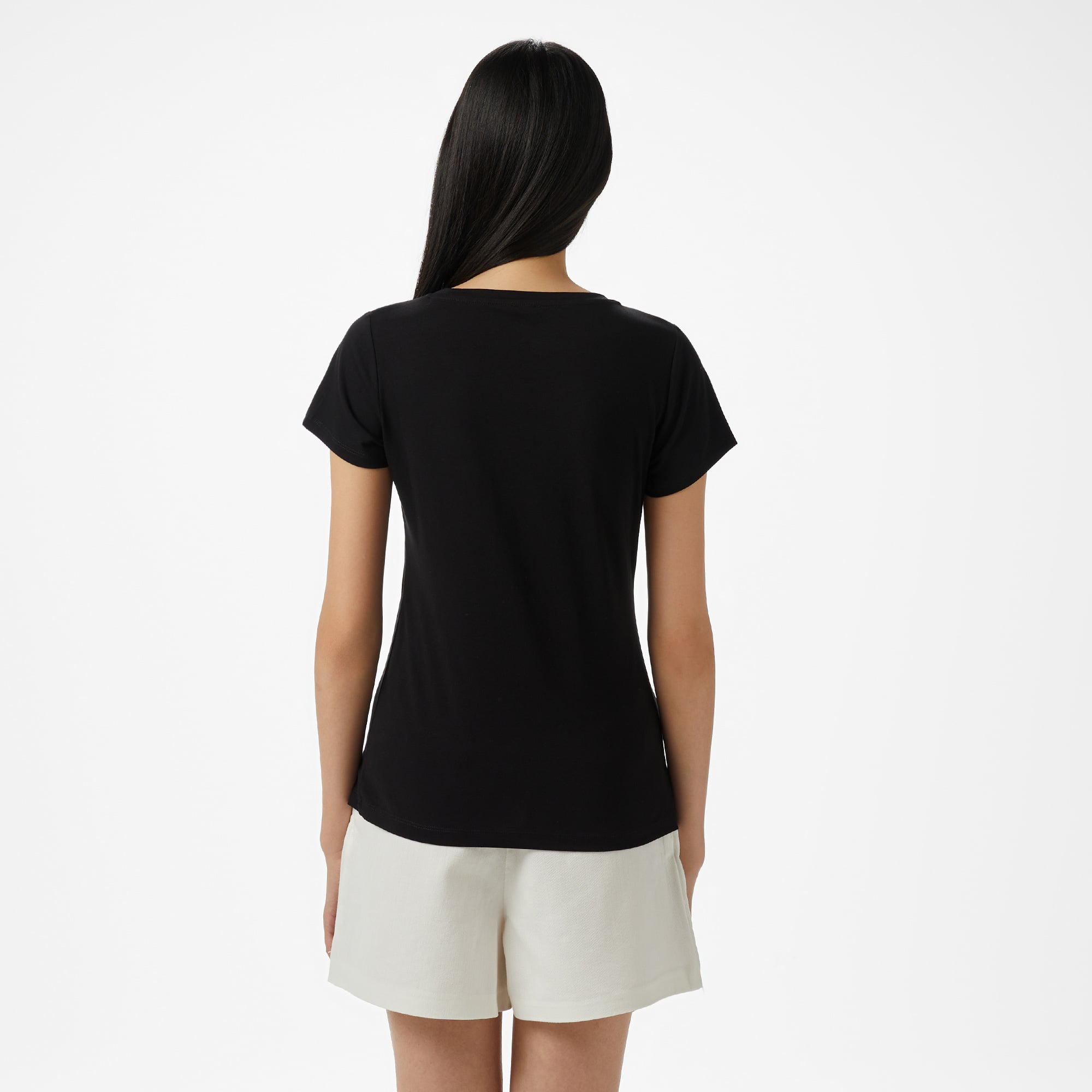 Liu Jo Kadın Siyah T-Shirt