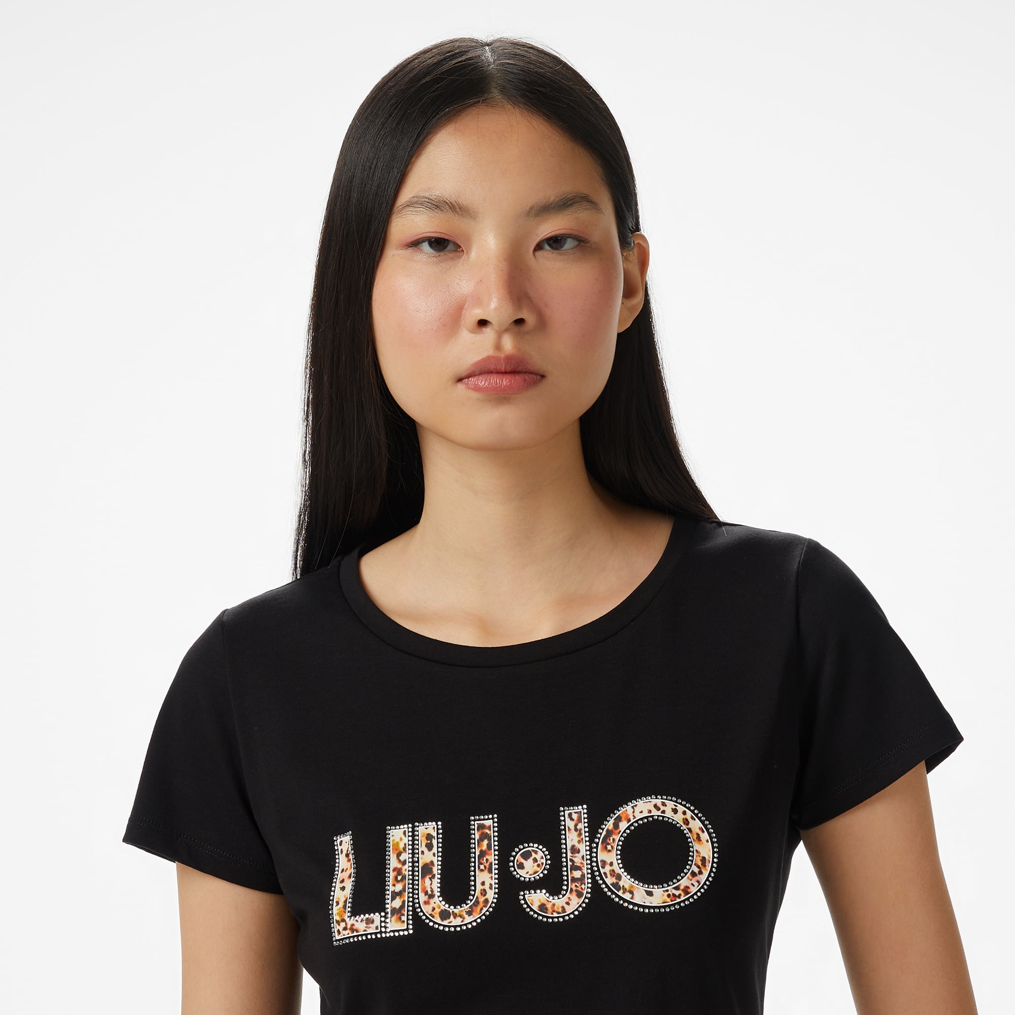 Liu Jo Kadın Siyah T-Shirt